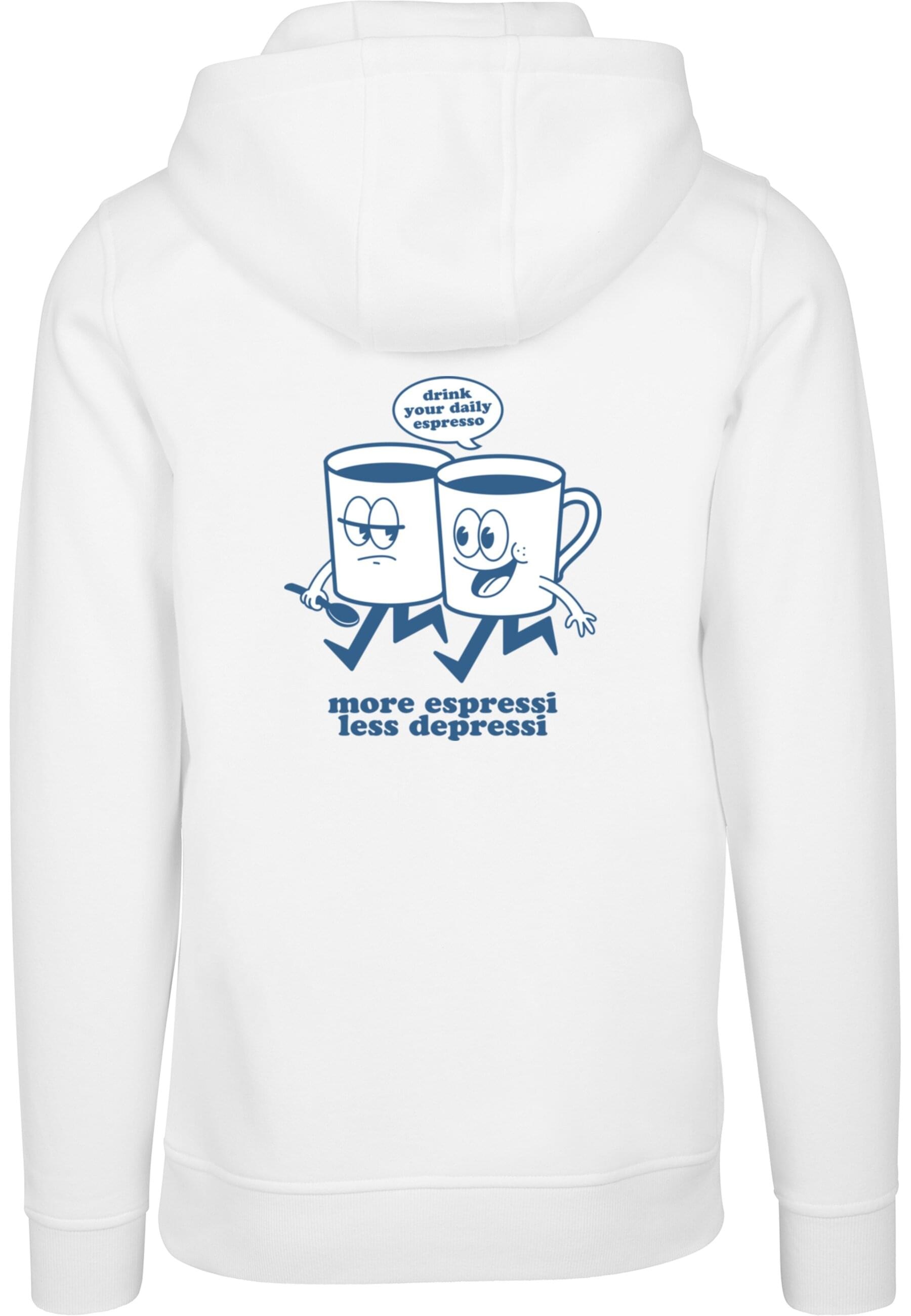 MisterTee Kapuzensweatshirt "MisterTee More Espressi Hoody", 1 Stk. günstig online kaufen