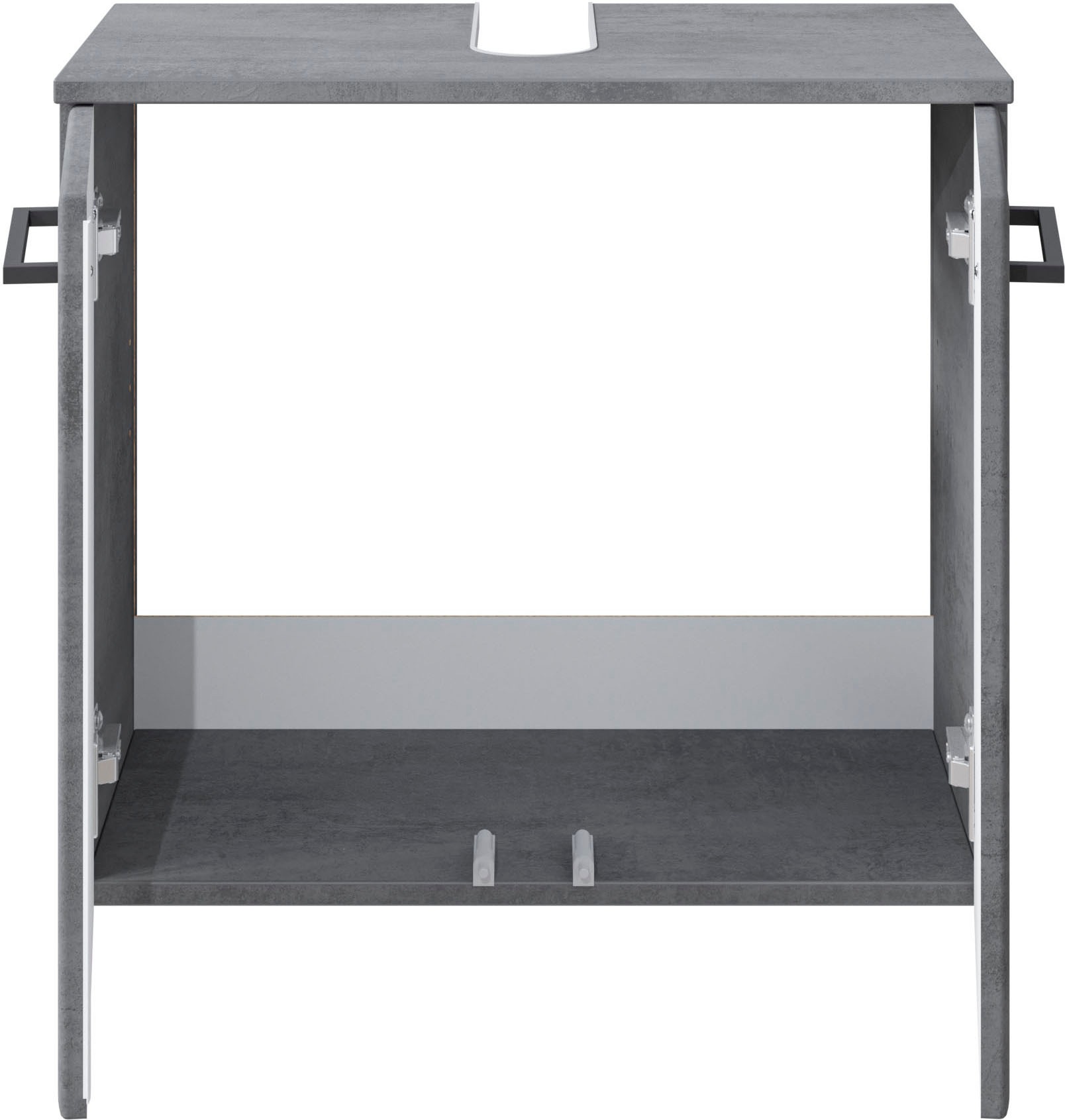 Saphir Badmöbel-Set »Quickset 945 4-teilig, Waschbeckenunterschrank und LED-Spiegelschrank«, (4 St.), Unterschrank, Hängeschrank, 7 Türen, 2 Schubladen, inkl. Türdämpfer