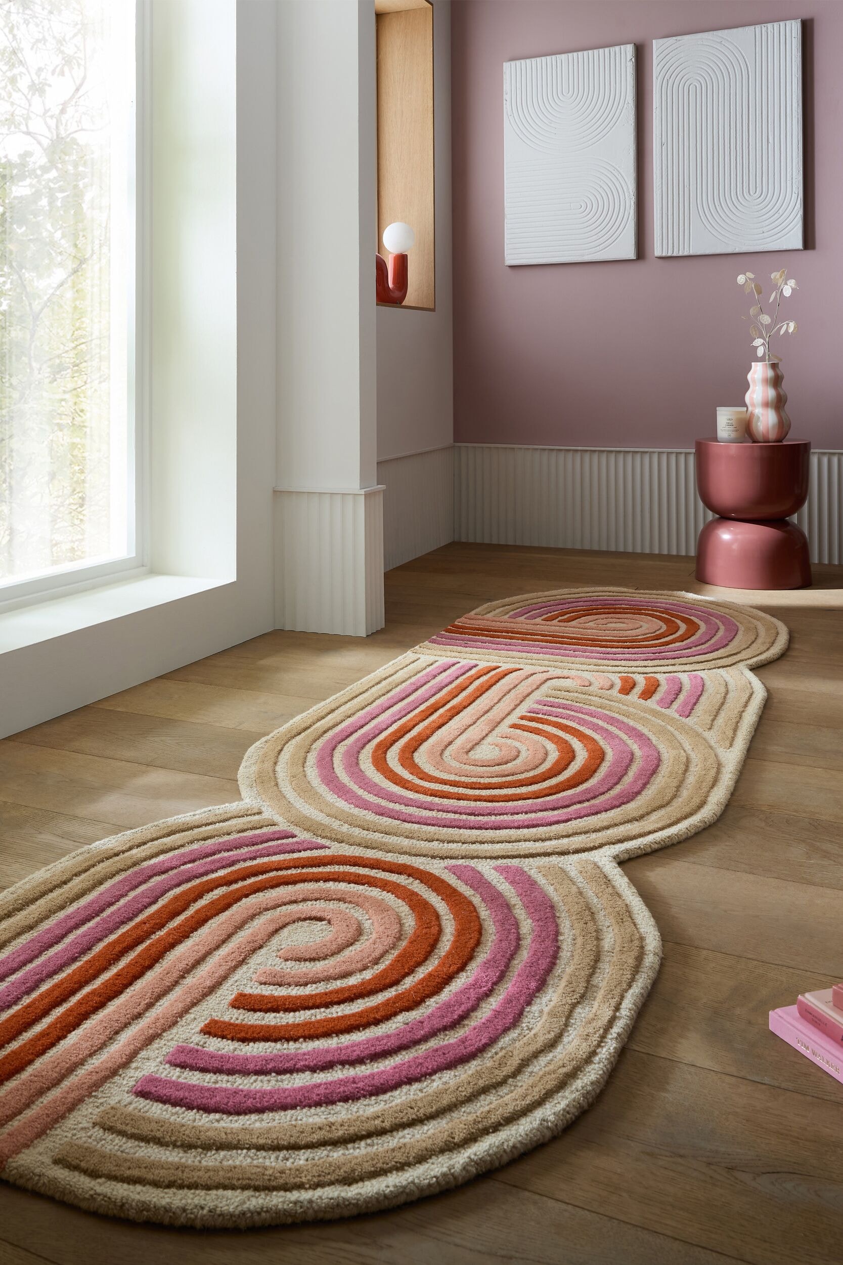 FLAIR RUGS Teppich »SPIRAL SHAPED WOOL« rechteckig 6 mm Höhe