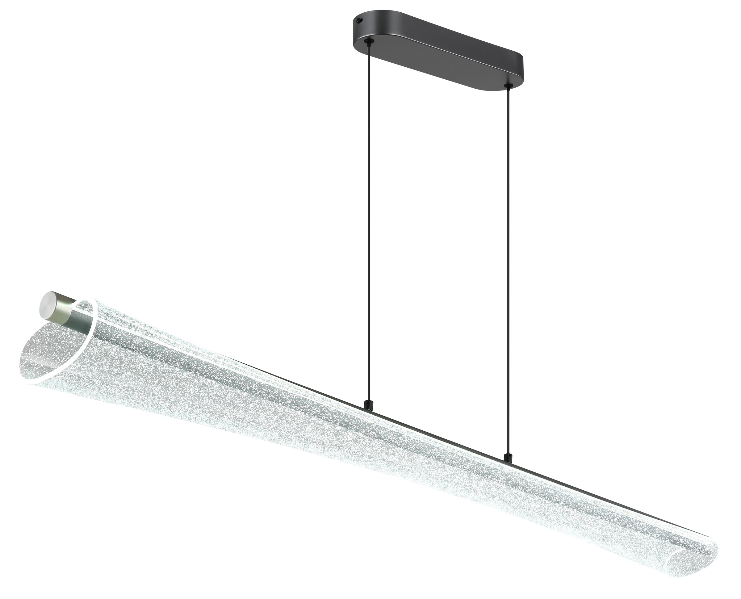 GLOBO LIGHTING Hängeleuchte »MALINDA« LED-Modul 1 Stk. Hängeleuchte anthrazit matt mit Acryl klar, dimmbar
