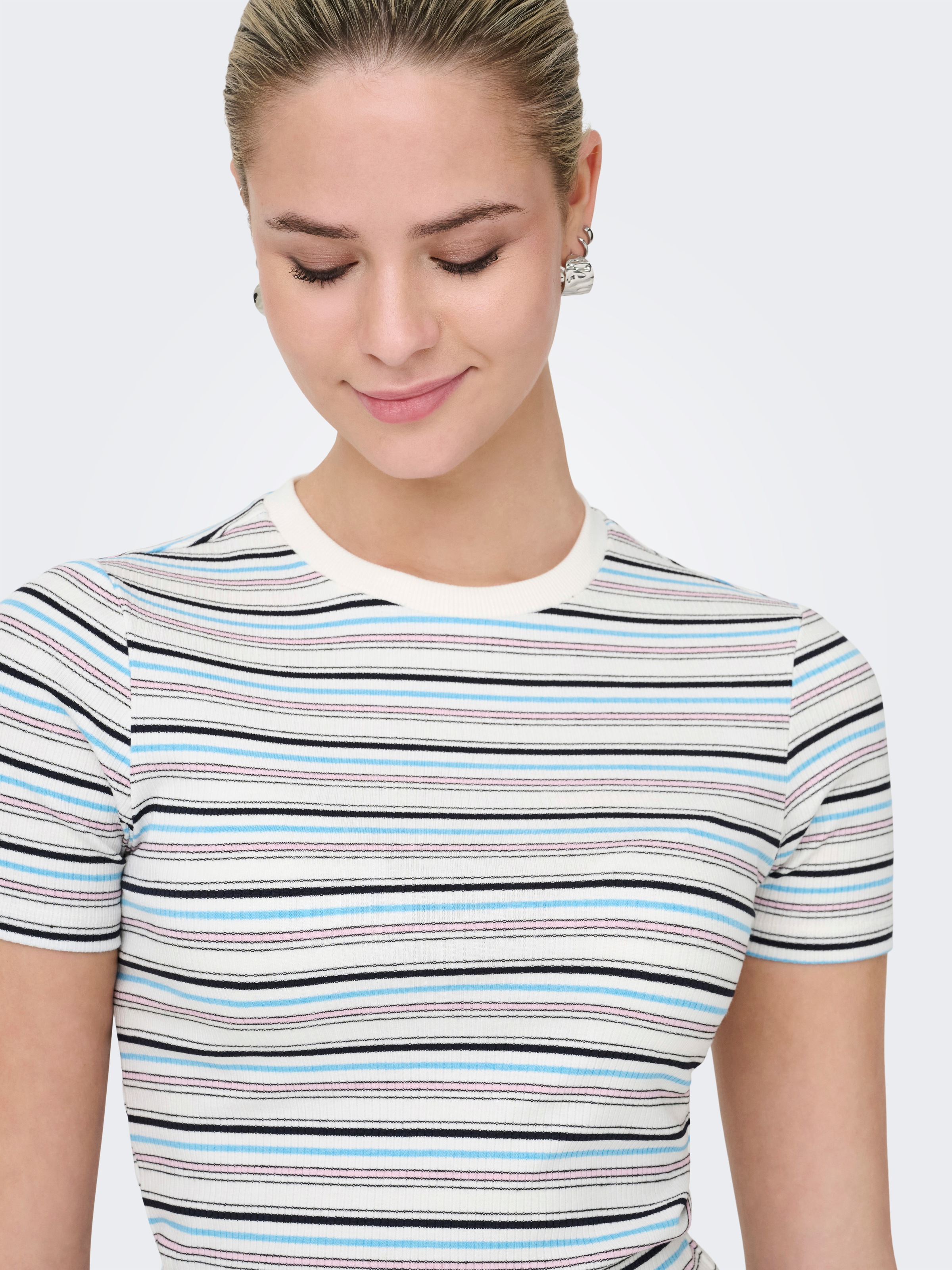 ONLY Kurzarmshirt "ONLLUPE S/S STRIPE TEE JRS" günstig online kaufen