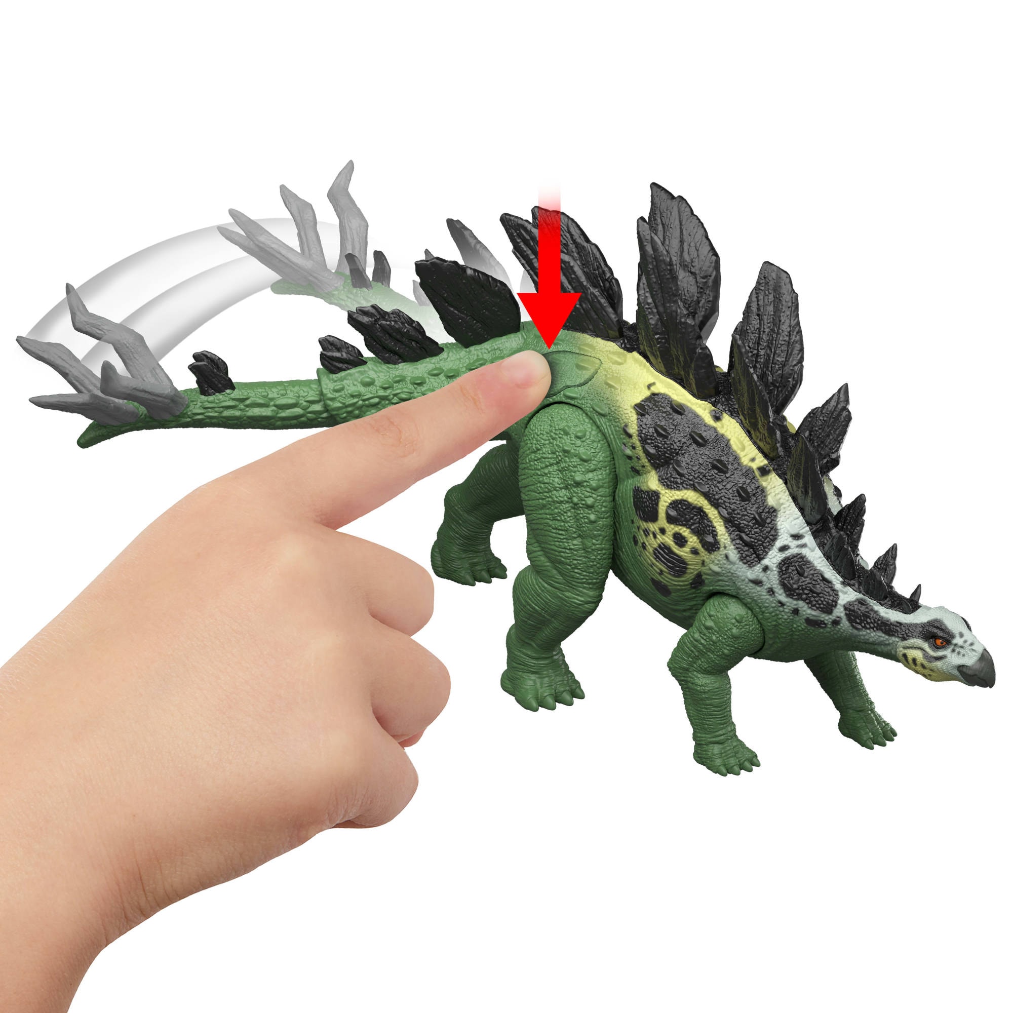 Mattel® Actionfigur »Jurassic World, Gigantic Thrashers - Stegosaurus«