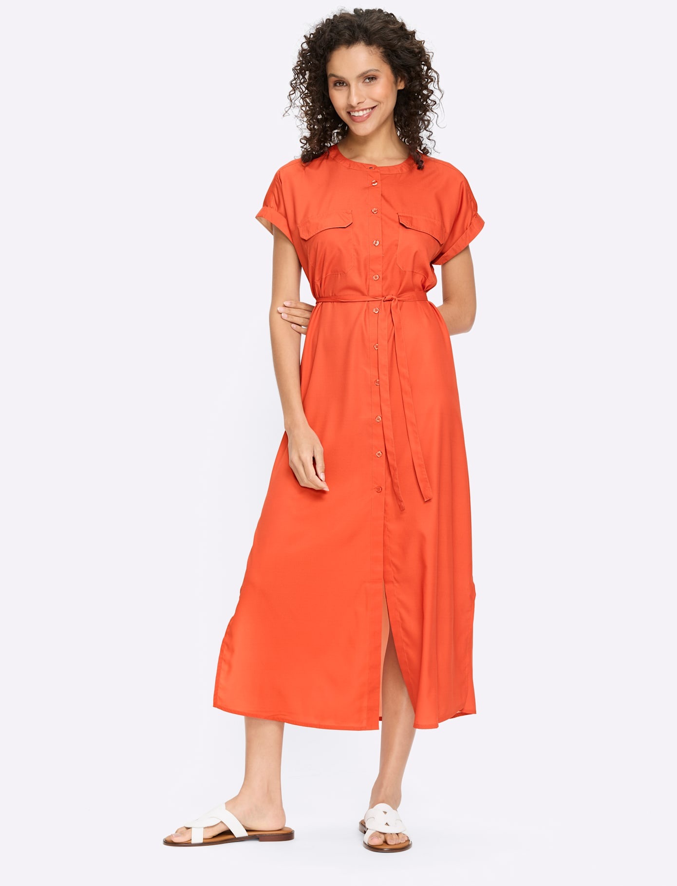 heine Sommerkleid "Kleid" Pattentaschen günstig online kaufen