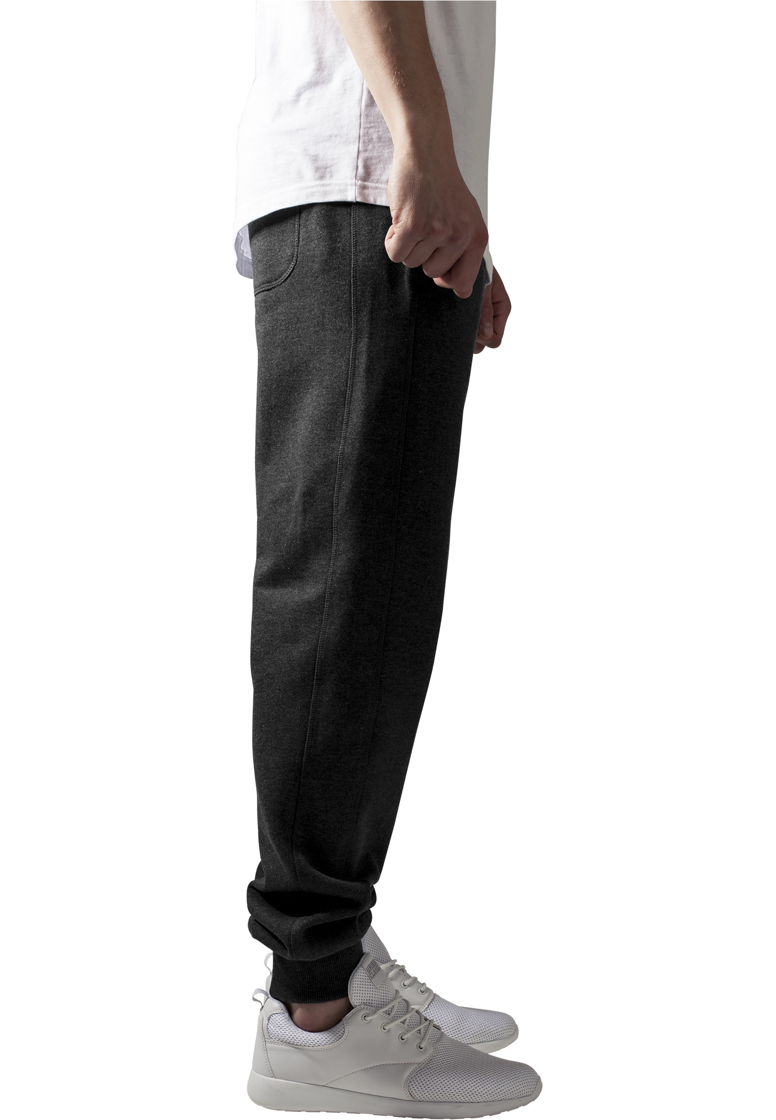 URBAN CLASSICS Stoffhose »Urban Classics Herren Straight Fit Sweatpants«, (1 tlg.)