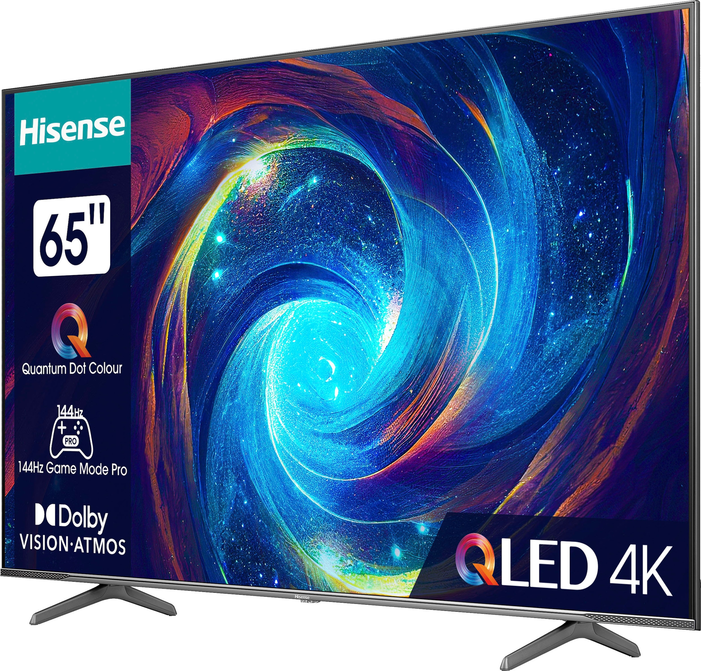 Hisense QLED-Fernseher »65E7KQ Smart-TV PRO«, cm/65 HD, BAUR 4K | Zoll, Ultra 164