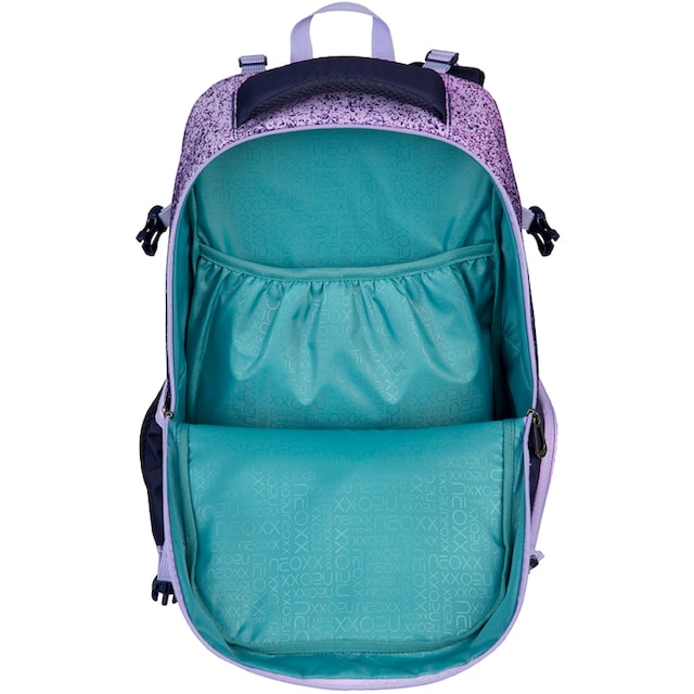 neoxx Schulrucksack »Active, Glitterally perfect«, reflektierende Details,  aus recycelten PET-Flaschen | BAUR