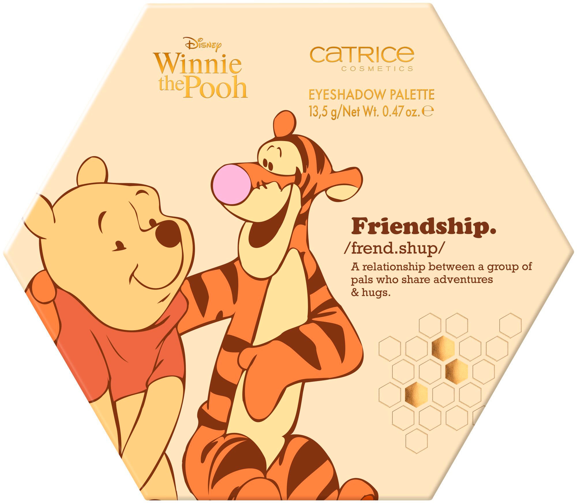 Catrice Lidschatten-Palette »Disney Winnie the Pooh Eyeshadow Palette«, Augen-Make-Up mit 15 abgestimmten Shades, vegan