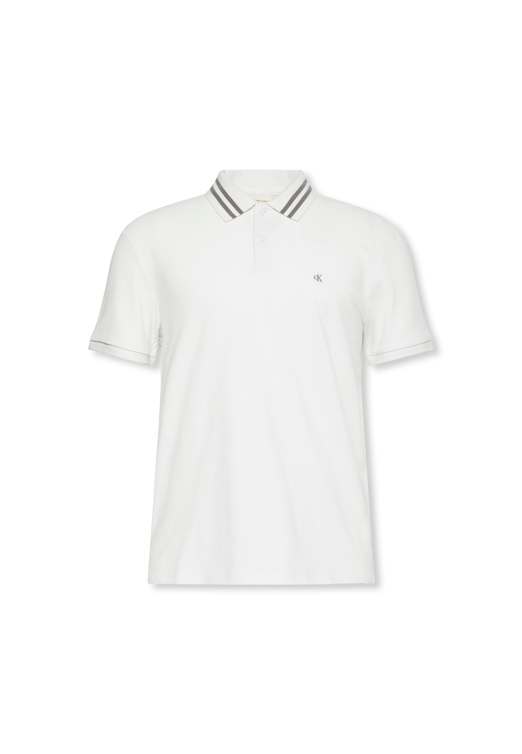 Calvin Klein Jeans Poloshirt »SS CSL PQ CLSSC TPPD«, Mit Rundhalsausschnitt