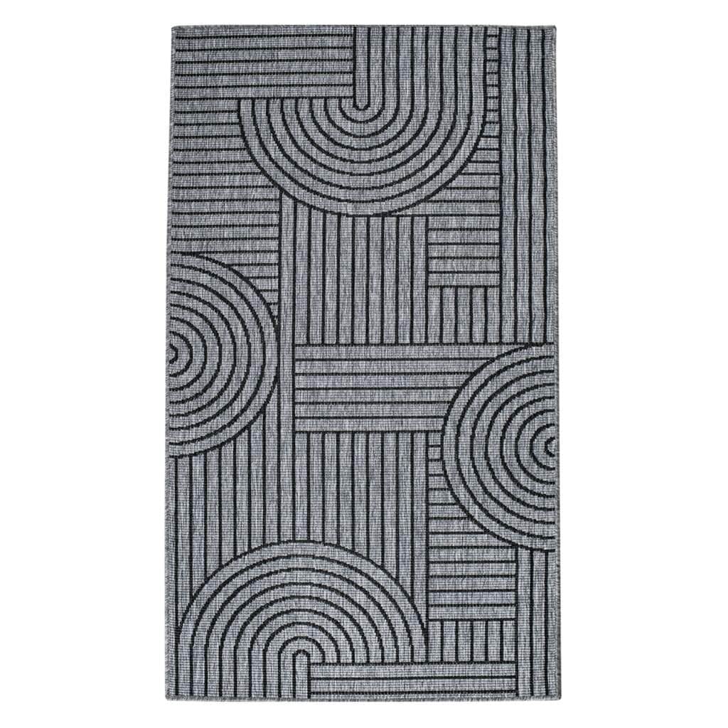Carpet City Outdoorteppich "DUO RUG 5842" rechteckig 5 mm Höhe Wendeteppich günstig online kaufen