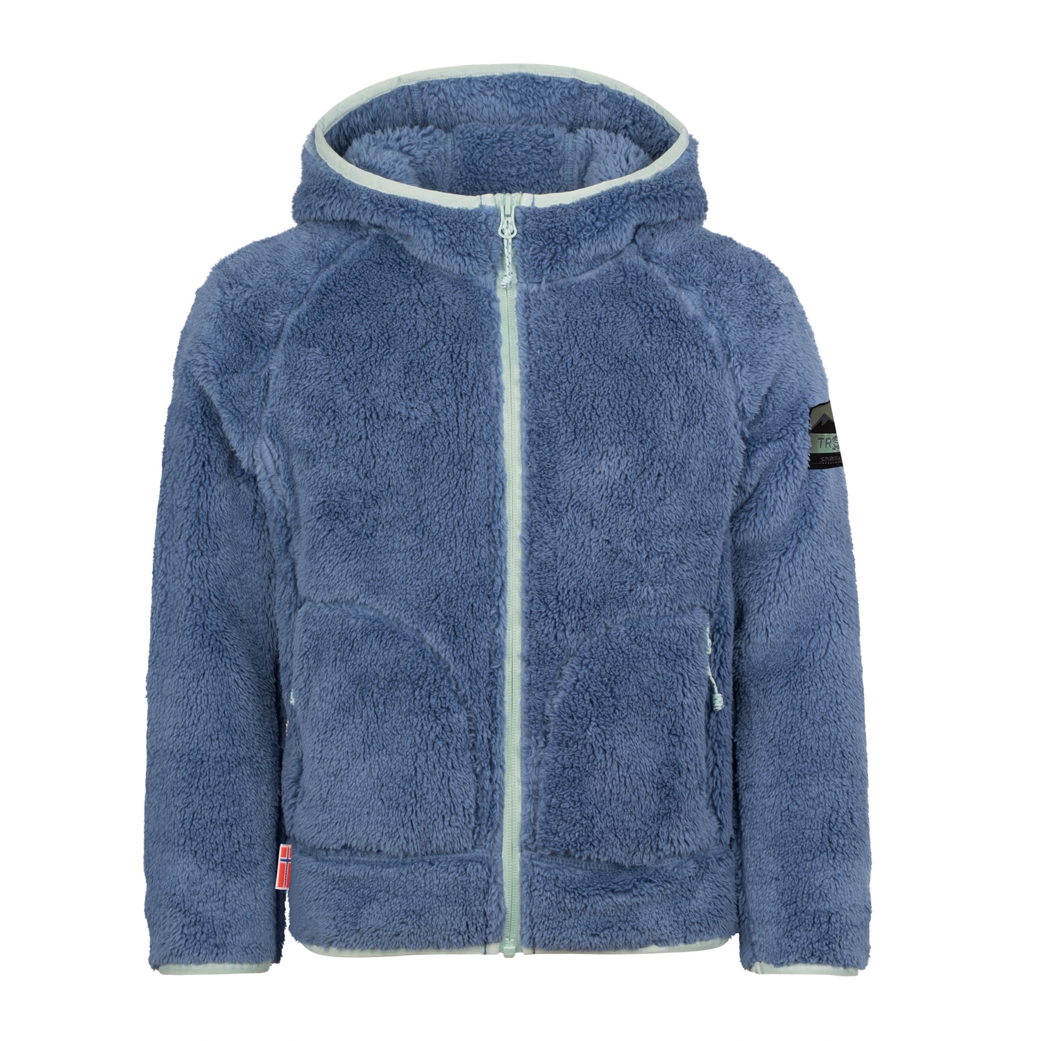 TROLLKIDS Fleecejacke "GIRLS BORGUND JACKET XT" mit Kapuze, aus Highloft-Fleece