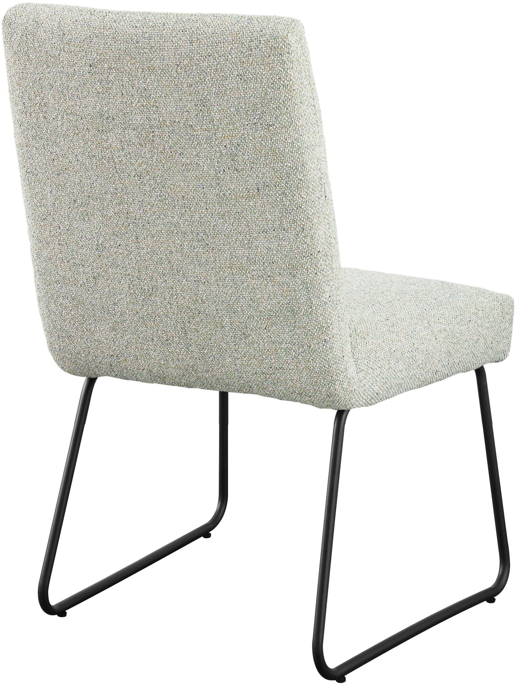 set one by Musterring Esszimmerstuhl »Tracy«, Webstoff, 2er-Set, Schlittengestell schwarz, Sitz aus Webstoff, B52 x T65 cm