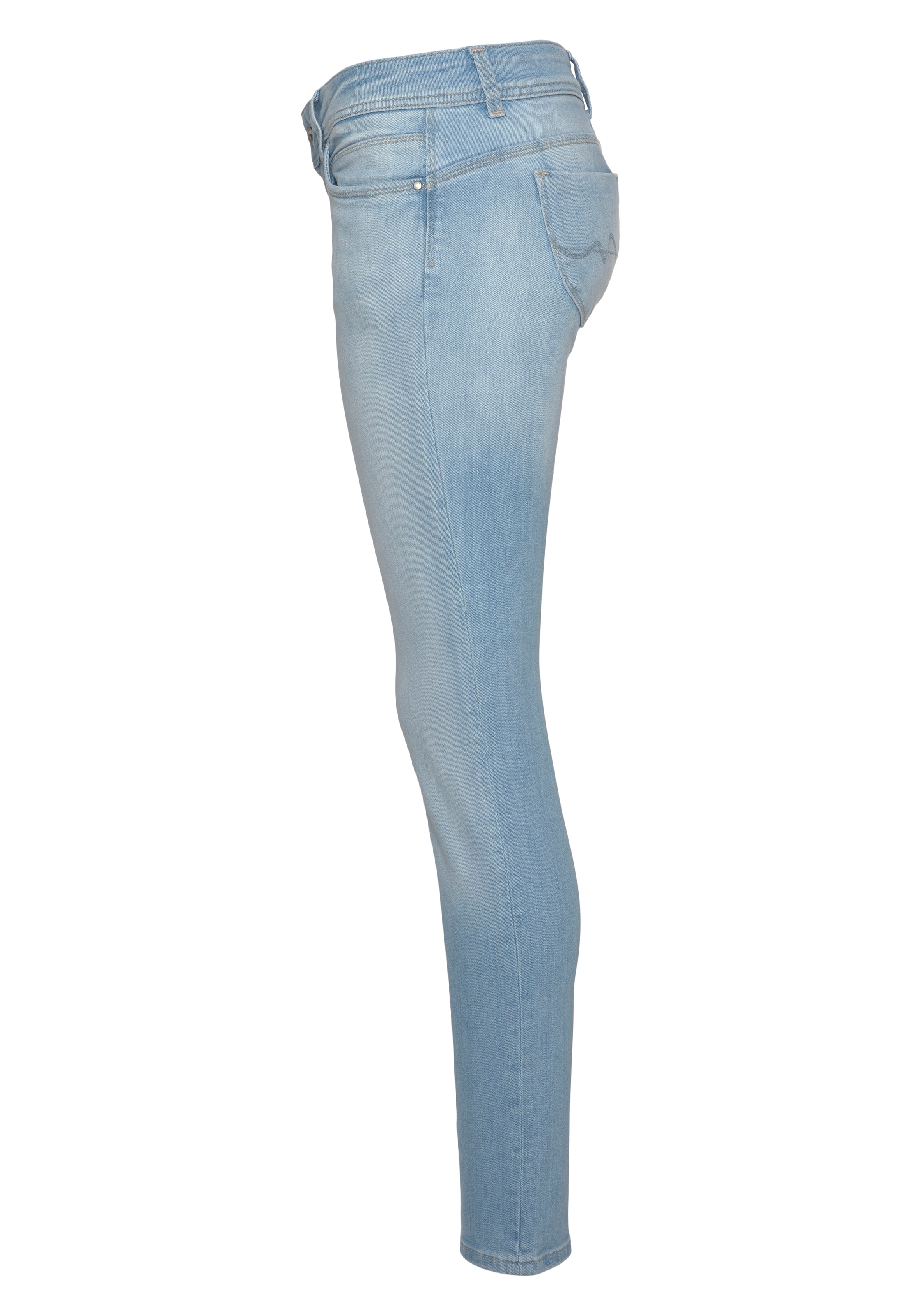 Pepe Jeans Slim-fit-Jeans "NEW BROOKE", mit 1-Knopf Bund und Reißverschluss günstig online kaufen