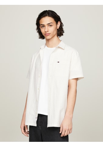 Kurzarmhemd »TJM REG STRIPE SEERSUCKER SHIRT«