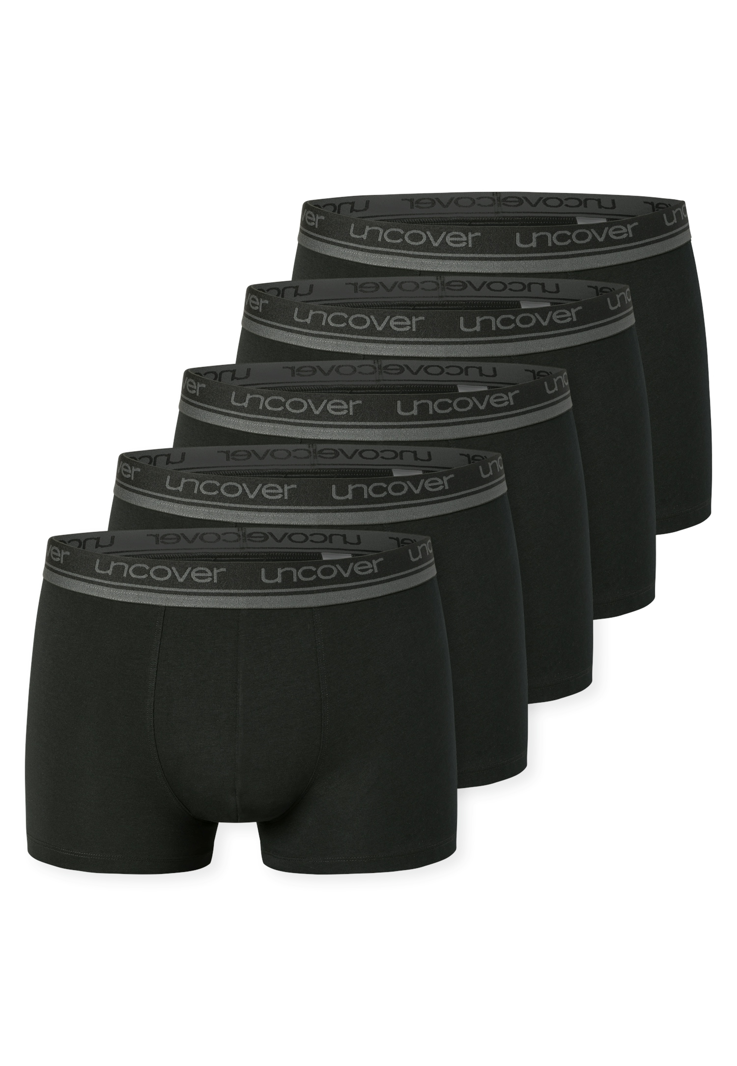 uncover by SCHIESSER Boxer "Uncover Cotton", (5er Pack), ohne Eingriff, ela günstig online kaufen