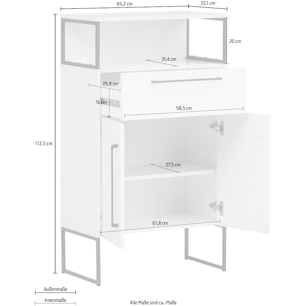 Schildmeyer Midischrank »Limone«