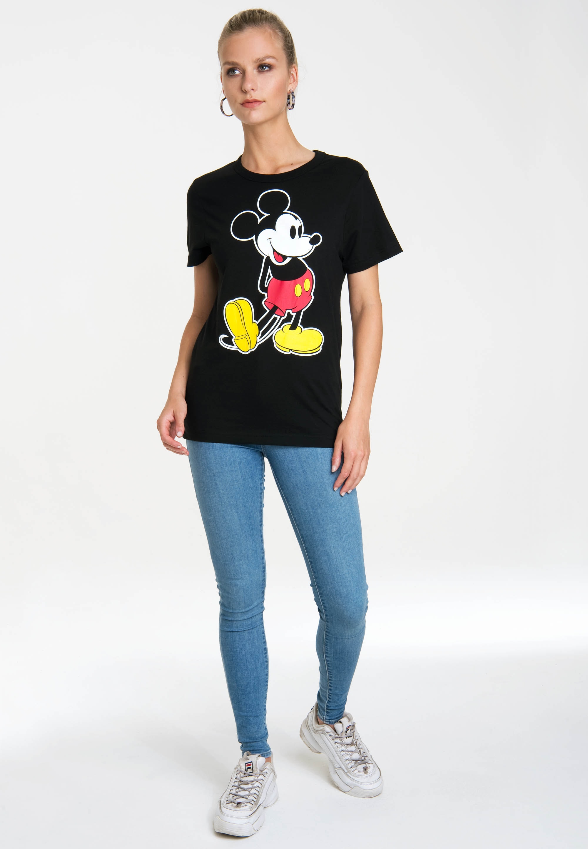 BAUR für Mouse bestellen »Mickey lizenziertem – LOGOSHIRT Classic«, | T-Shirt Originaldesign mit