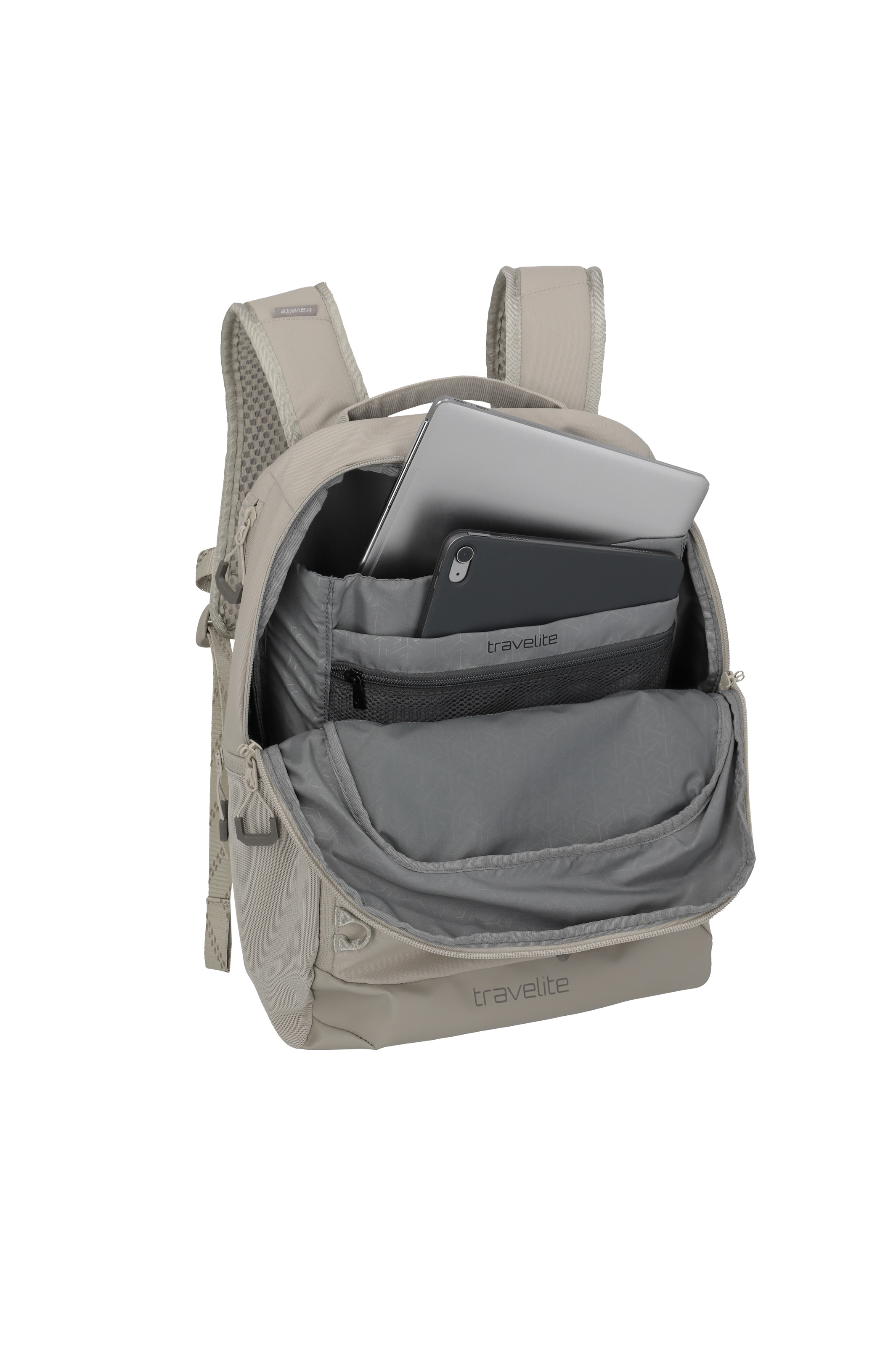 travelite Reisetasche »VENTURE LINE Rucksack mit Laptopfach« Travelrucksack, Businessrucksack mit Aufsteckfunktion und Laptopfach