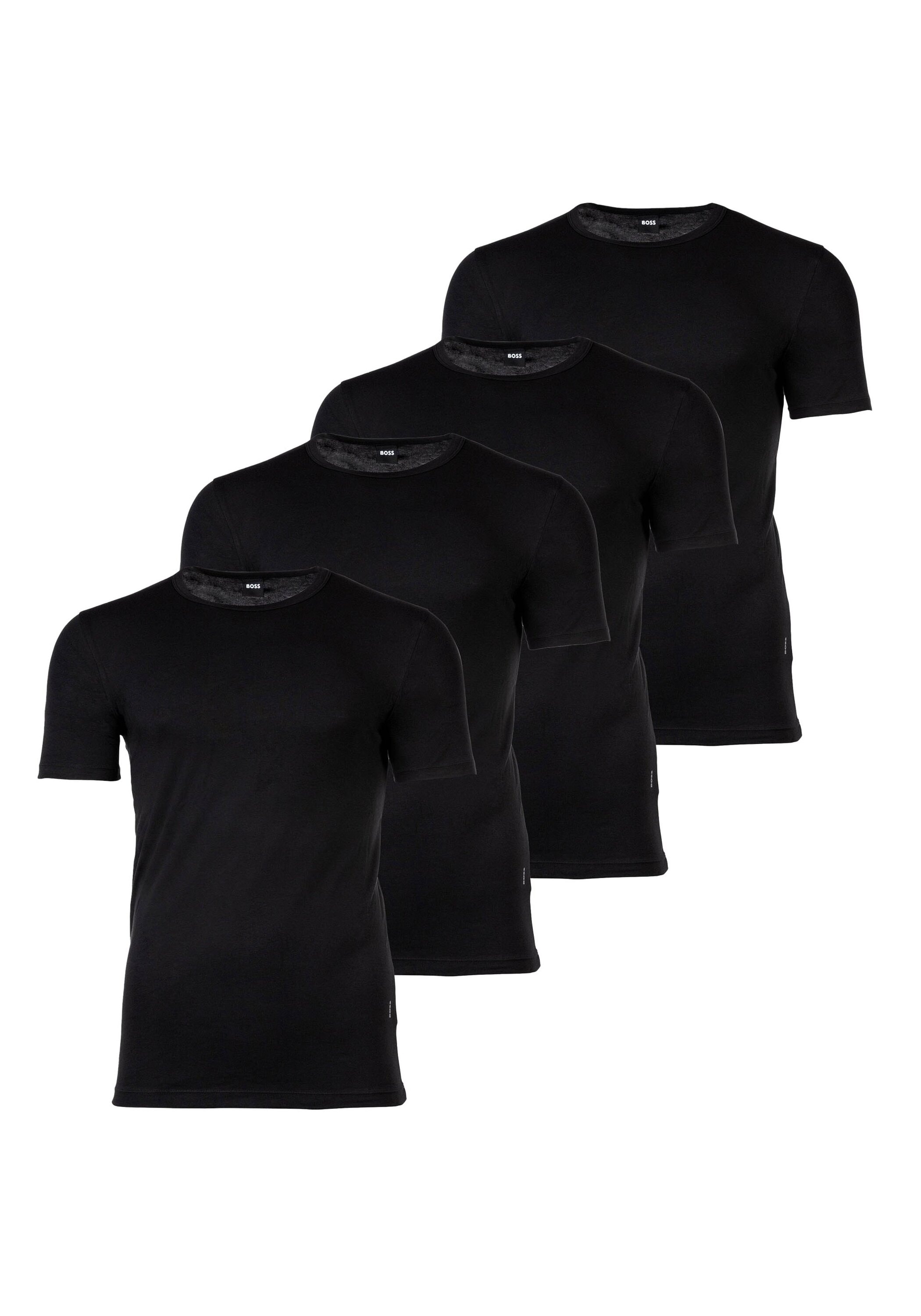 BOSS Unterhemd "Unterhemd TShirtRN 2P Modern 4er Pack" günstig online kaufen