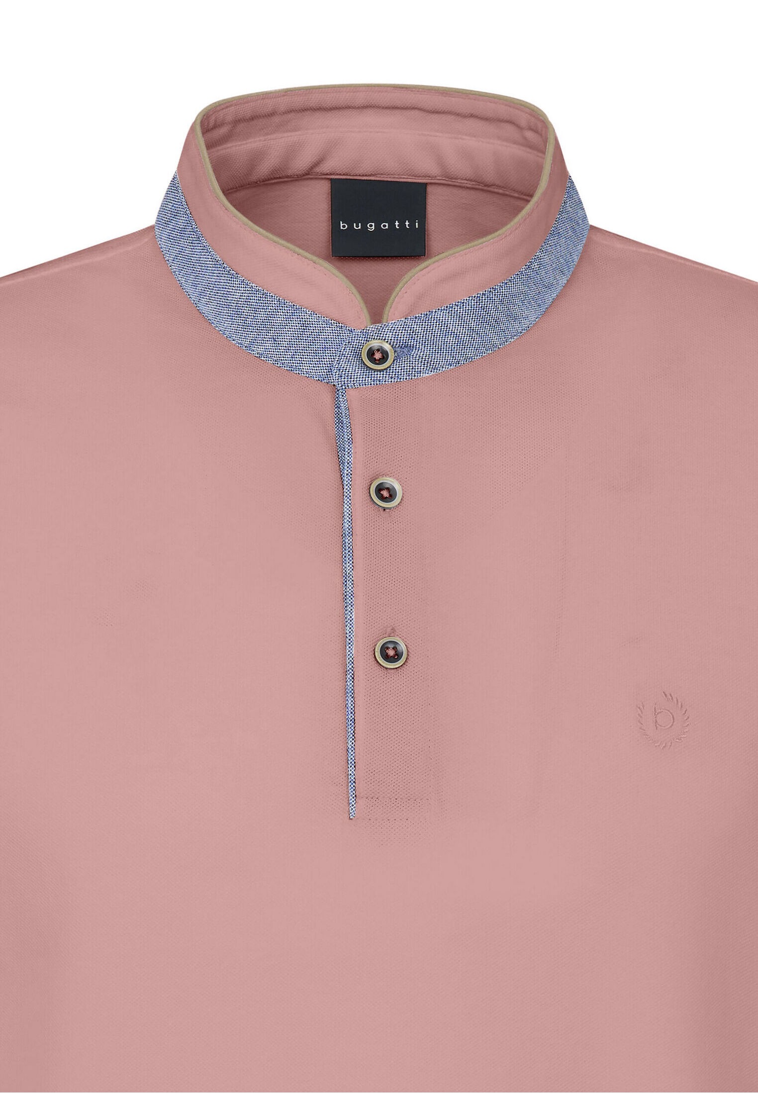 Thumbnail - bugatti Poloshirt mit Stehkragen