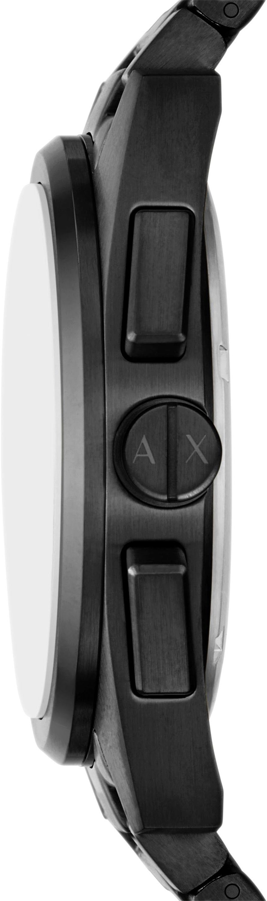 ARMANI EXCHANGE Chronograph, Quarzuhr, Armbanduhr, Herrenuhr, Edelstahlarmband, Tag, Stoppfunktion