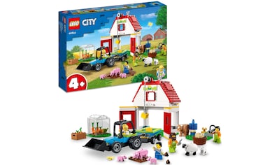 LEGO® Konstruktionsspielsteine »Bauernhof mit Tieren (60346), LEGO® City«, (230 St.) kaufen