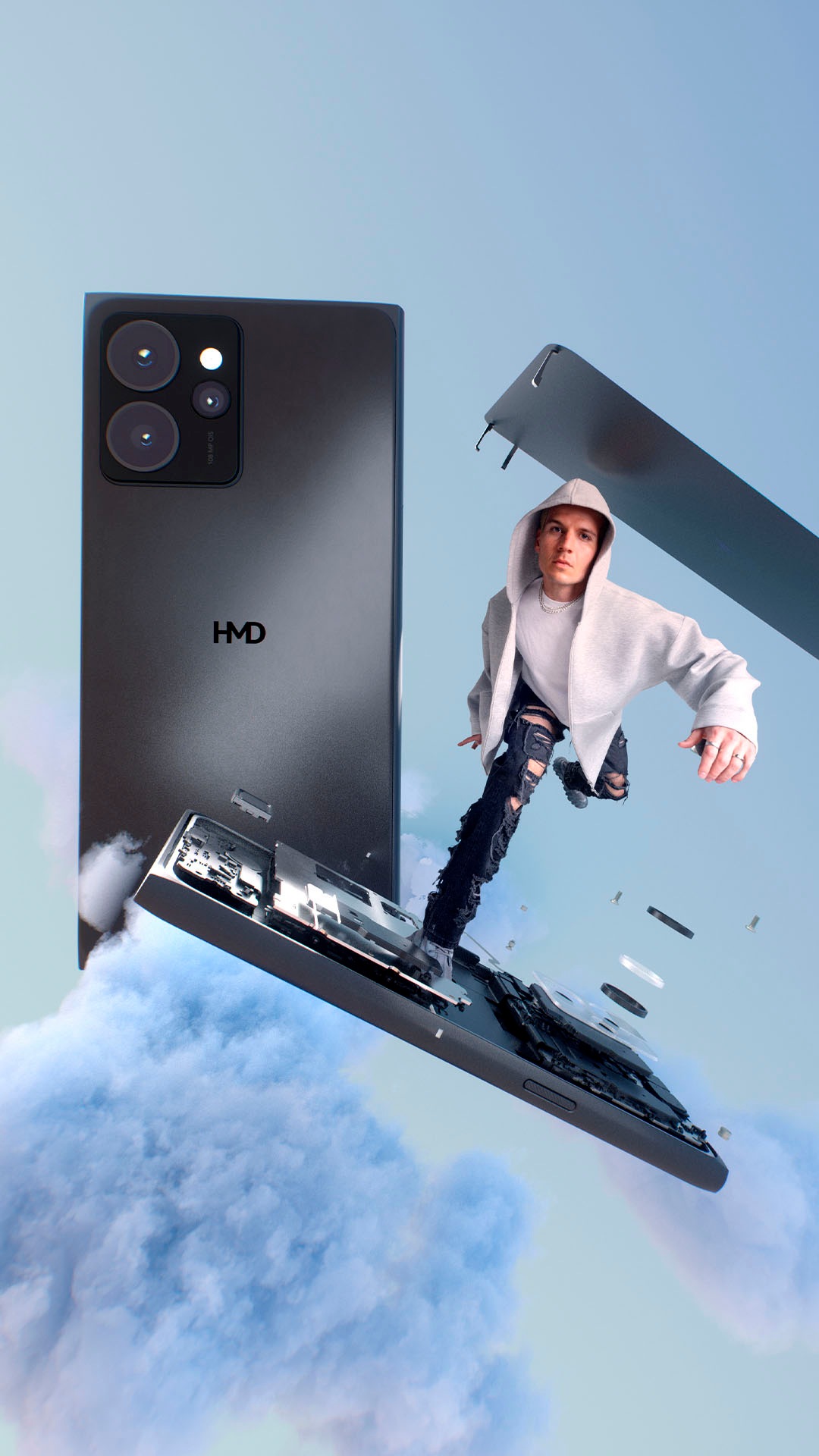 HMD Smartphone »Skyline 256GB«, Blauer Topas