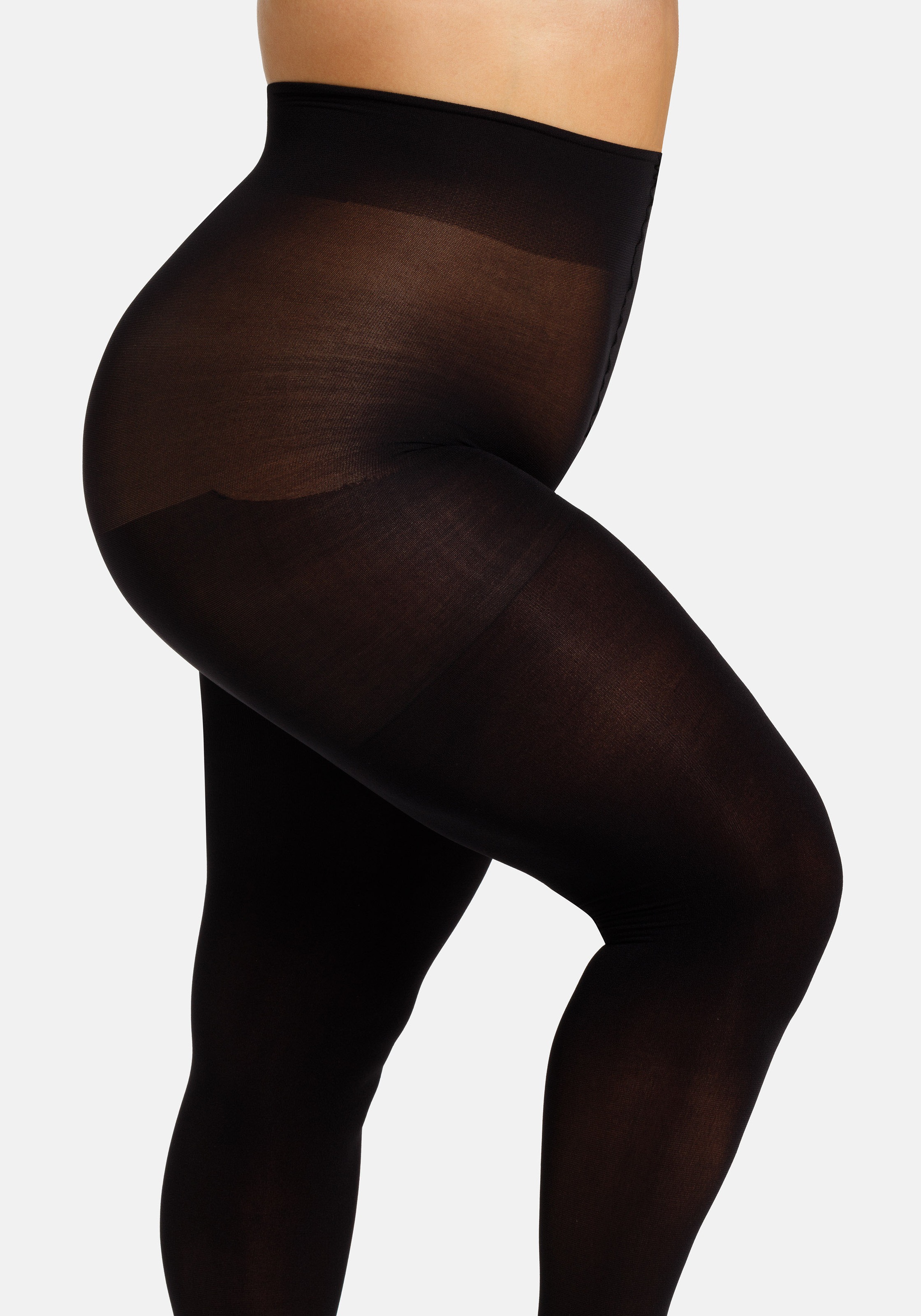 Camano Feinstrumpfhose »fine curvy«, mit großen Größen
