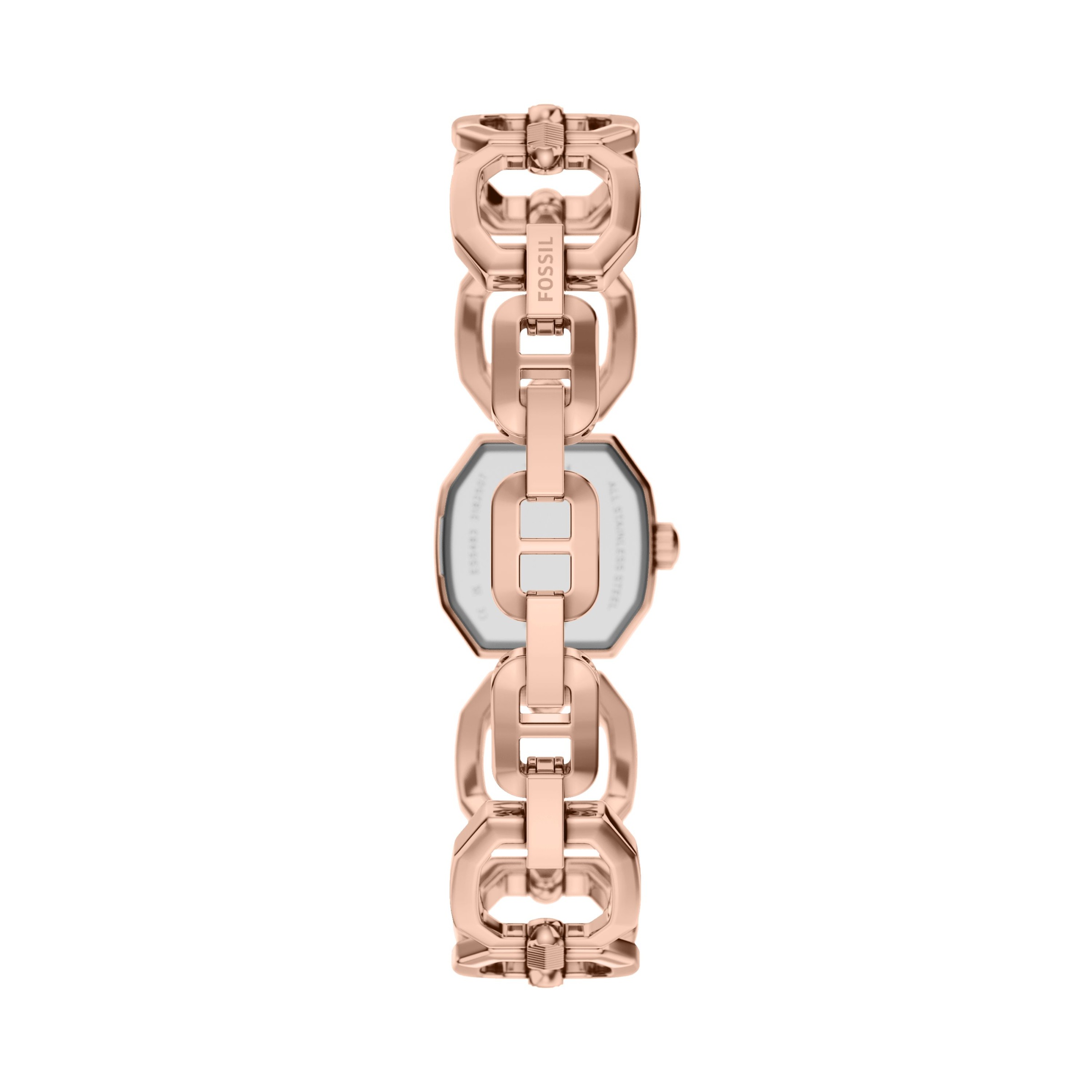 Fossil Quarzuhr »Harlow« Armbanduhr, Damenuhr, Edelstahlarmband, analog