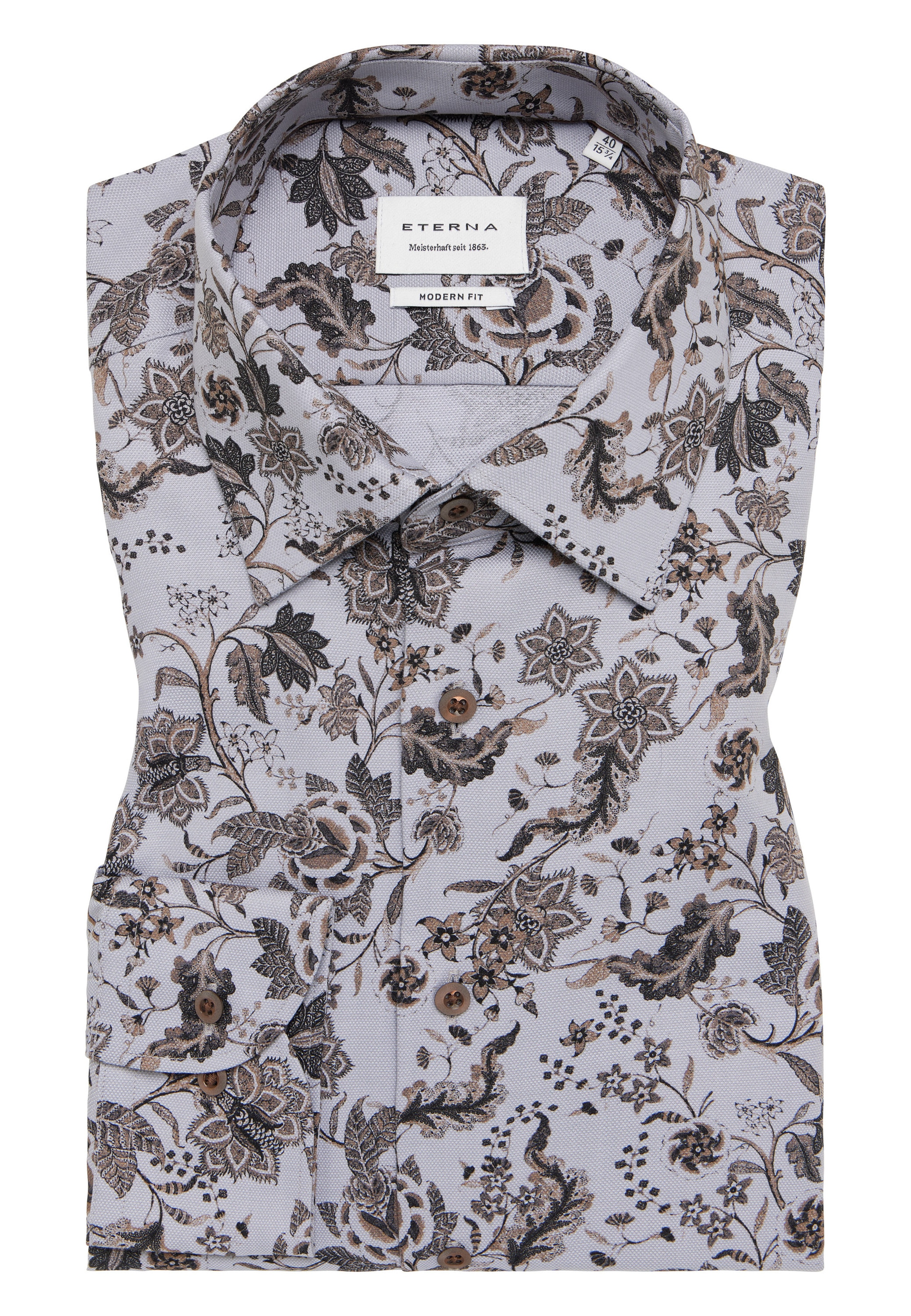 Eterna Langarmhemd »MODERN FIT«, NON IRON (bügelfrei)