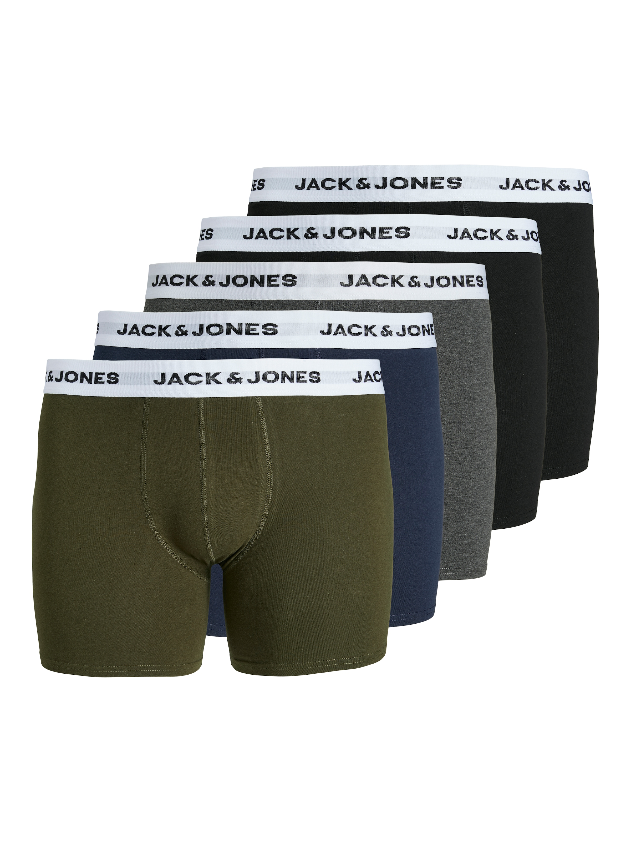Jack & Jones PlusSize Boxershorts "JACBASIC WHITE WB TRUNKS 5 PACK NOOS PLS günstig online kaufen