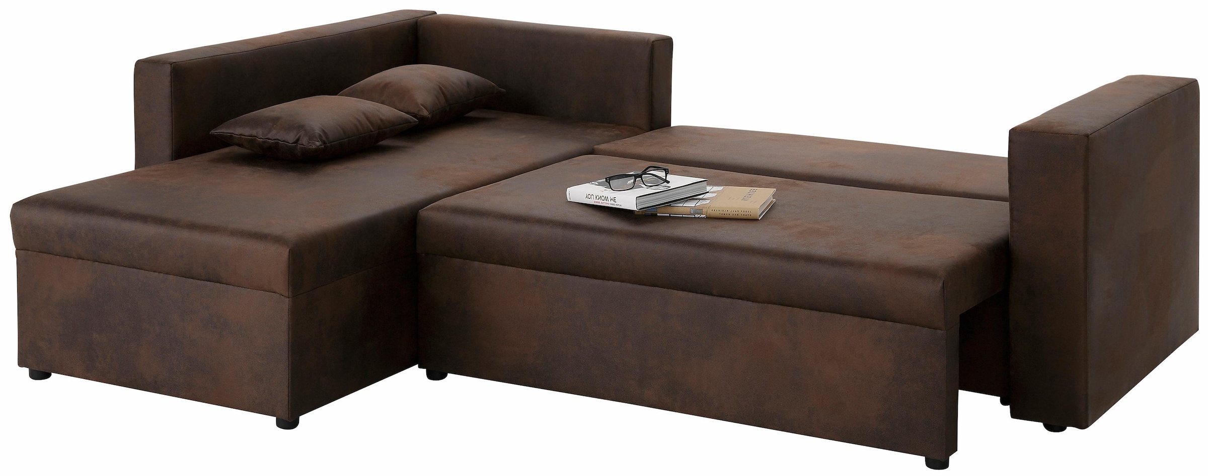 Home affaire Ecksofa »Pur L-Form«, wahlweise mit Bettfunktion