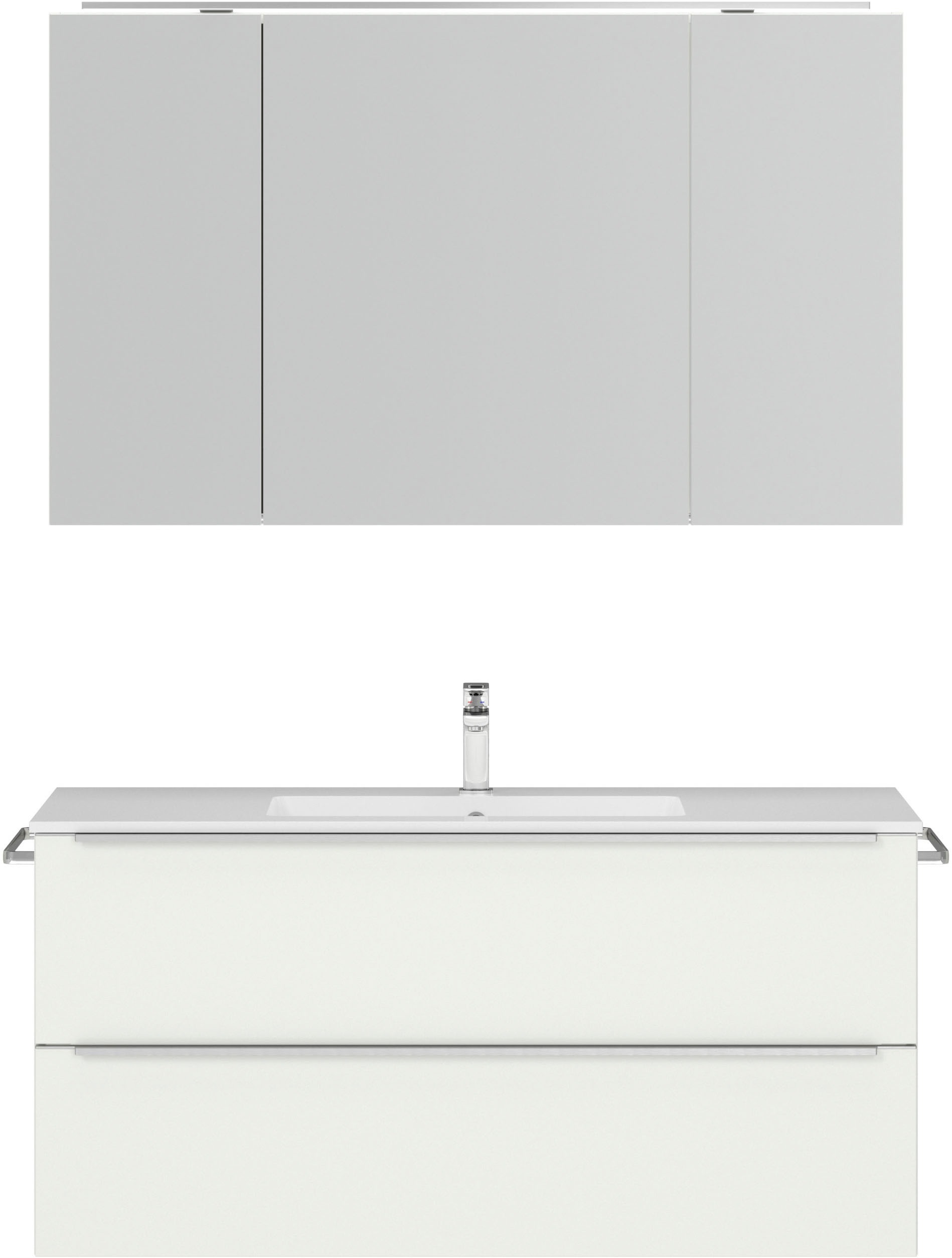 nobilia Badmöbel-Set "Levere" vormontiert, mit Soft-Close, 2 Stk. tlg. günstig online kaufen