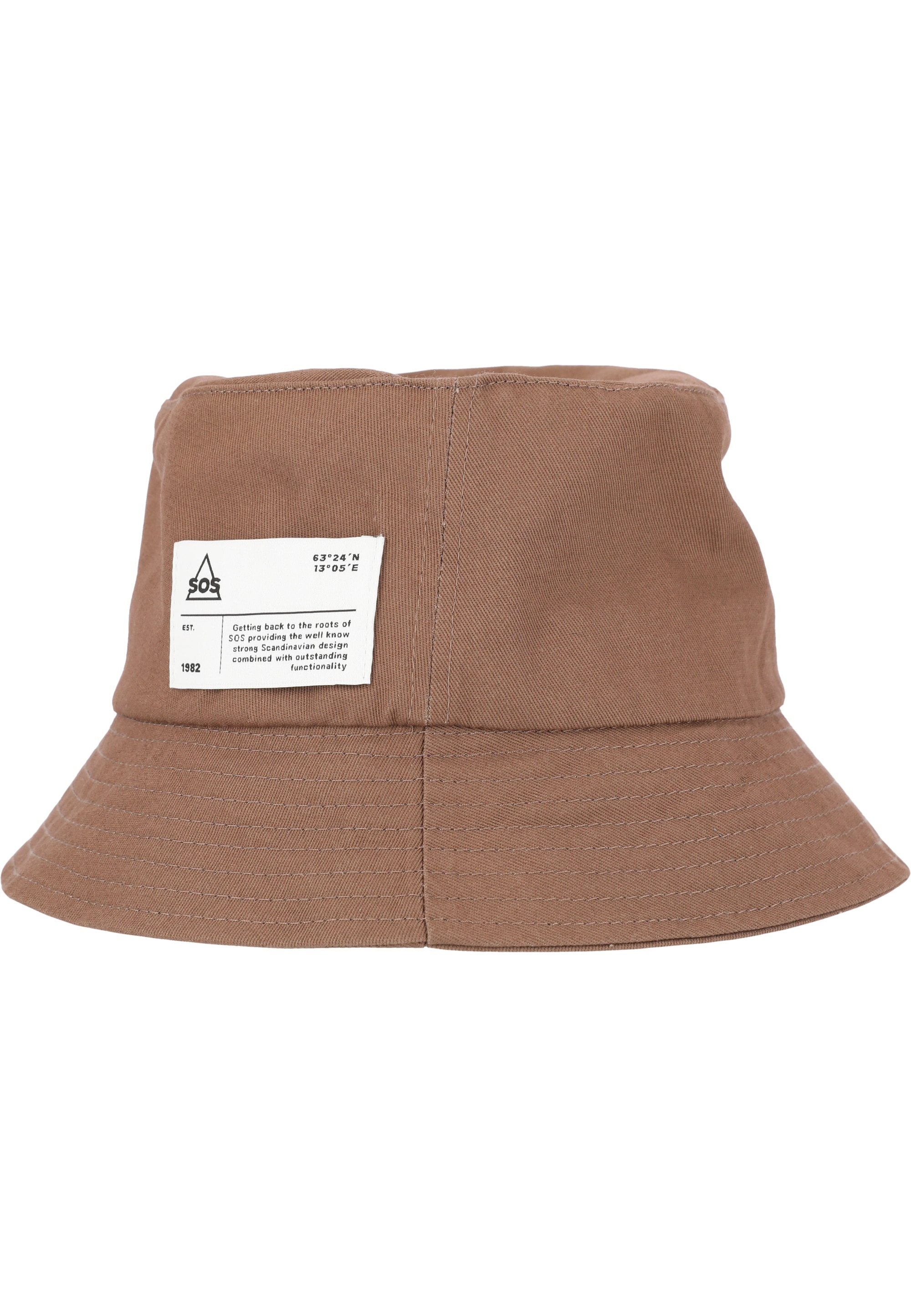 SOS Strohhut »Dovre« mit trendigem Logopatch