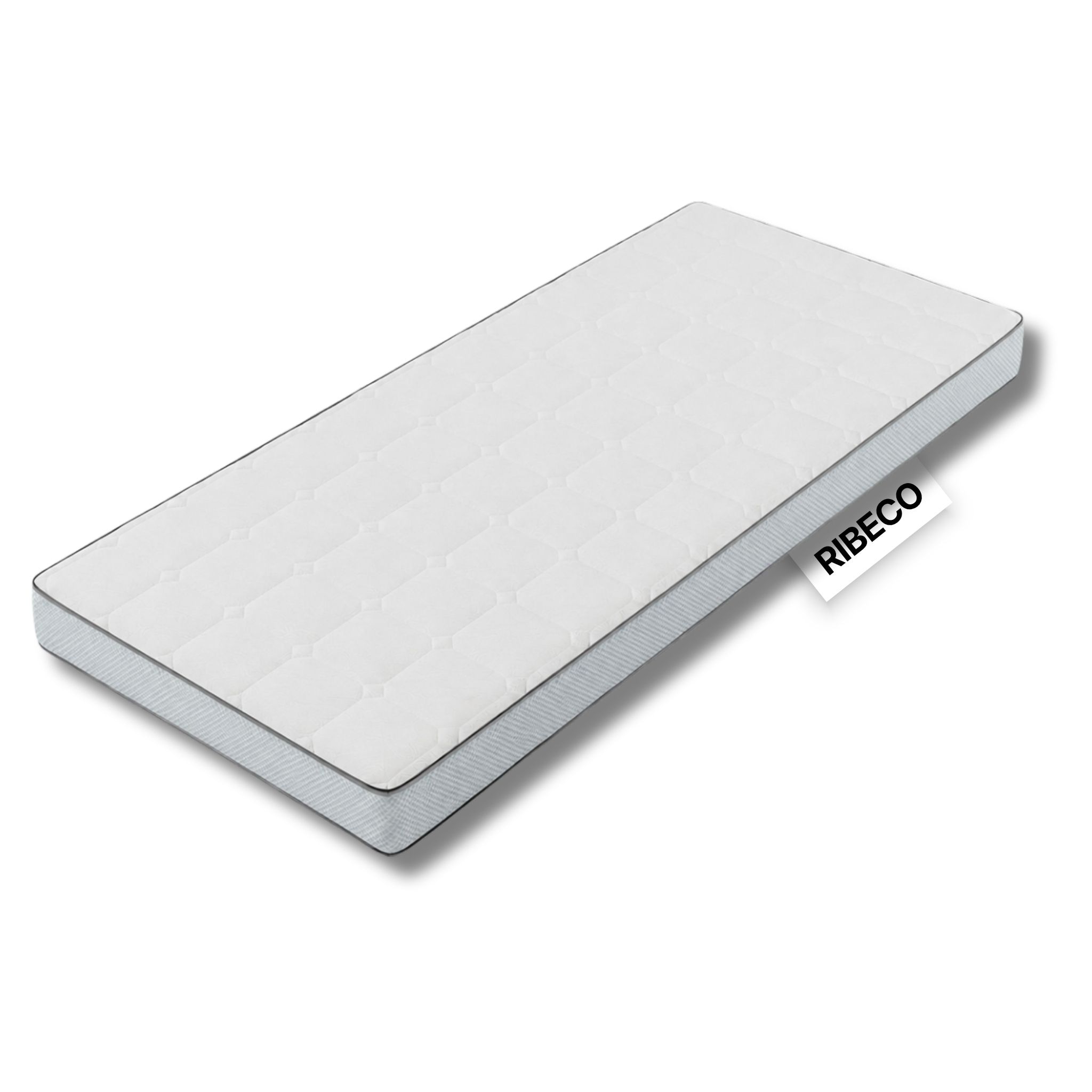 RIBECO "Aaron MAXI, Topper 90x200 cm,180x200 cm" Matratze, Boxspringbett geeignet, ergonomisch, Made in EU