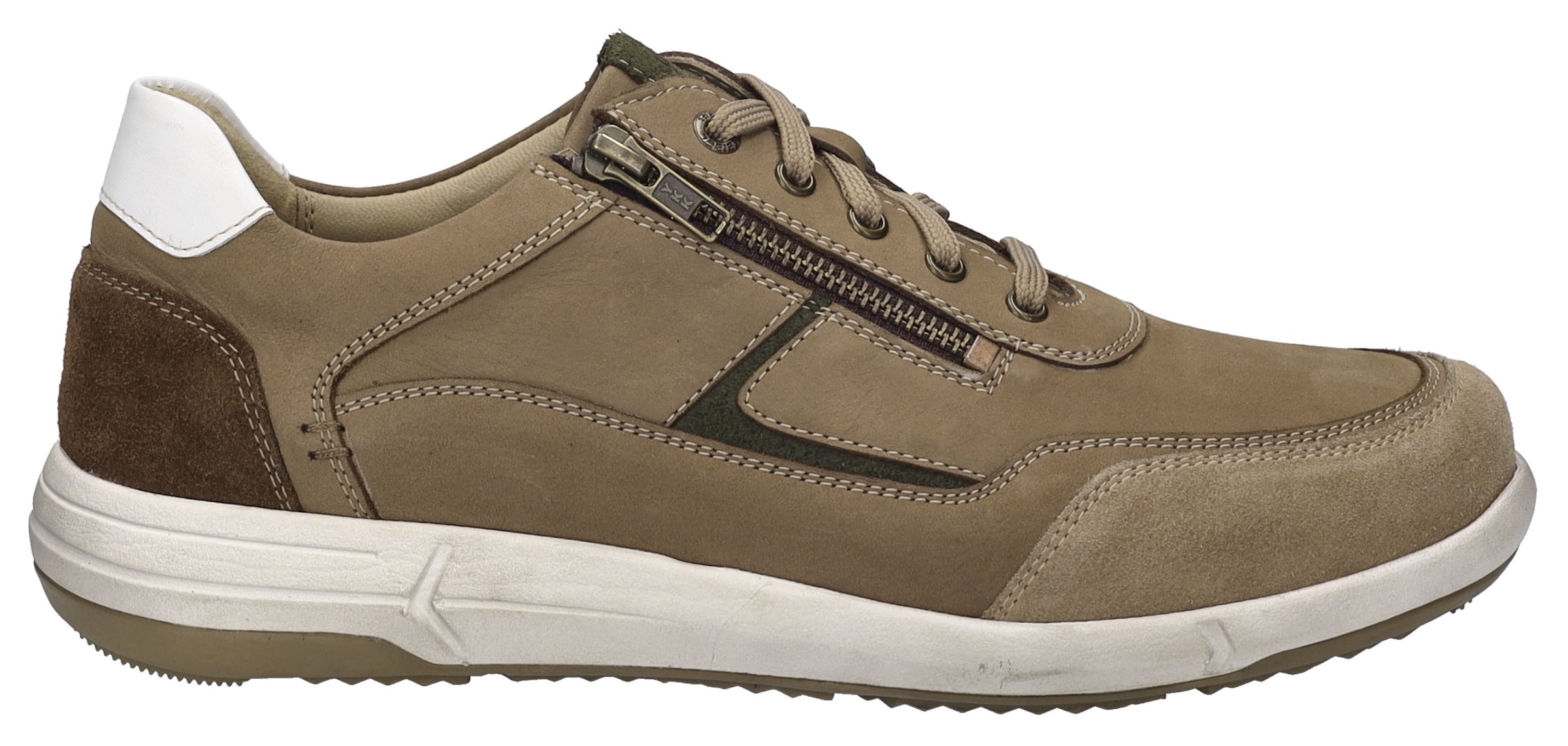 Josef Seibel Sneaker »Enrico 33«, Schnürschuh, Komfortschuh, Freizeitschuh mit Reißverschluss