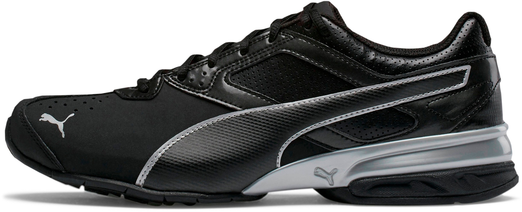 Puma Tazon 6 FM Sneaker Black Silver 42.5 2