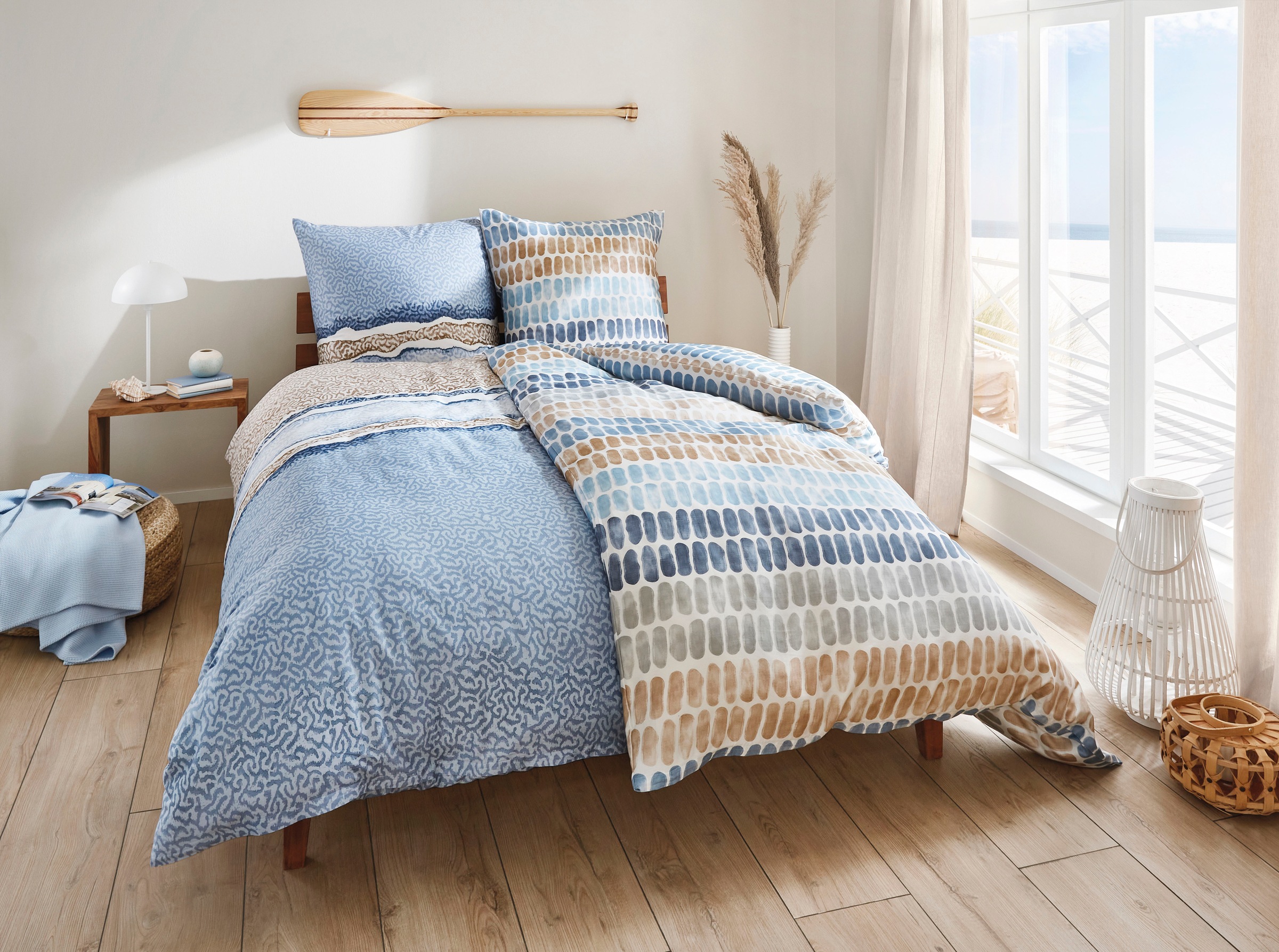 Kleine Wolke Bettwäsche "Marea" 2 Stk. mit Streifen günstig online kaufen