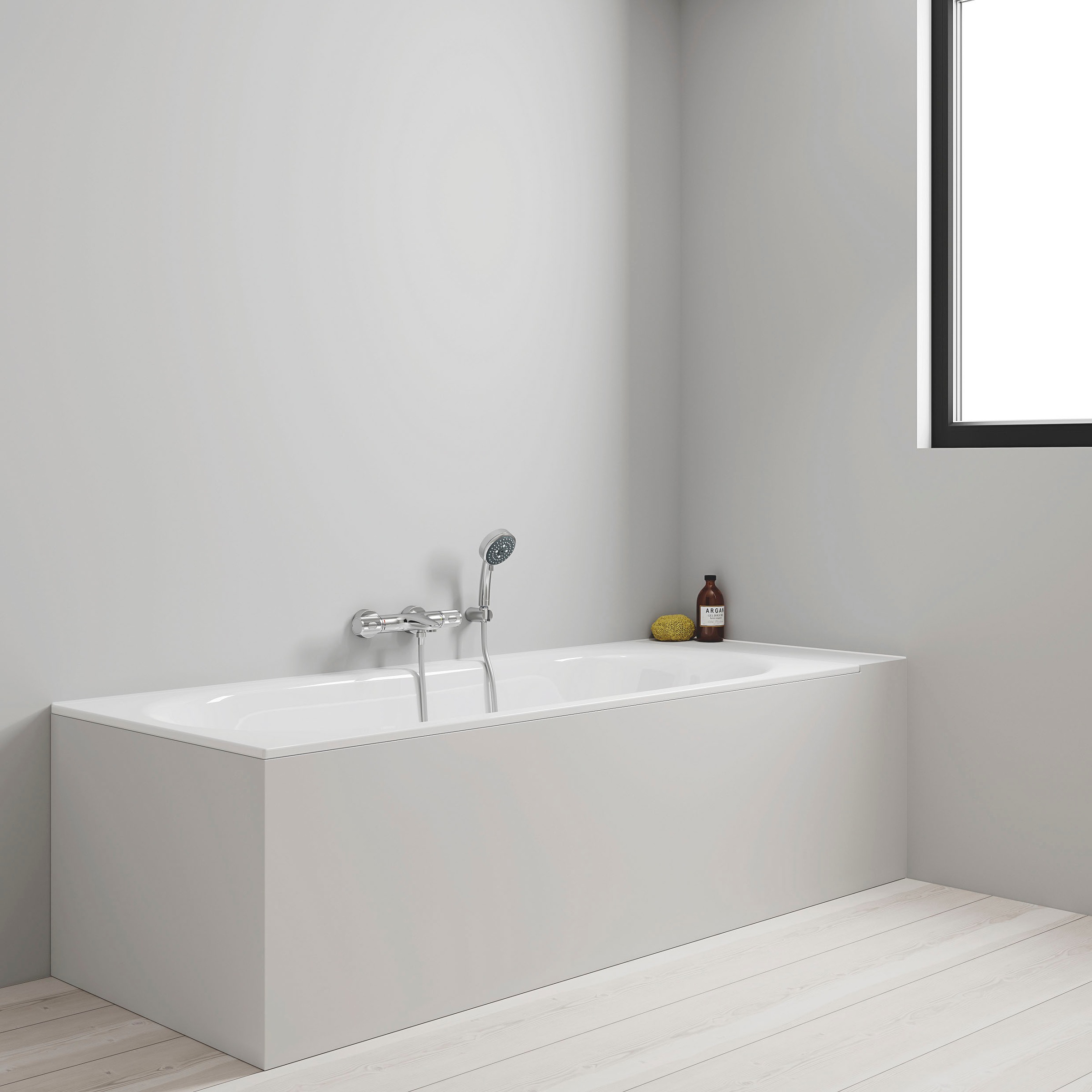 Grohe Duschsystem »Precision Feel«, (Packung), mit langlebieger und scheinender Oberfläche