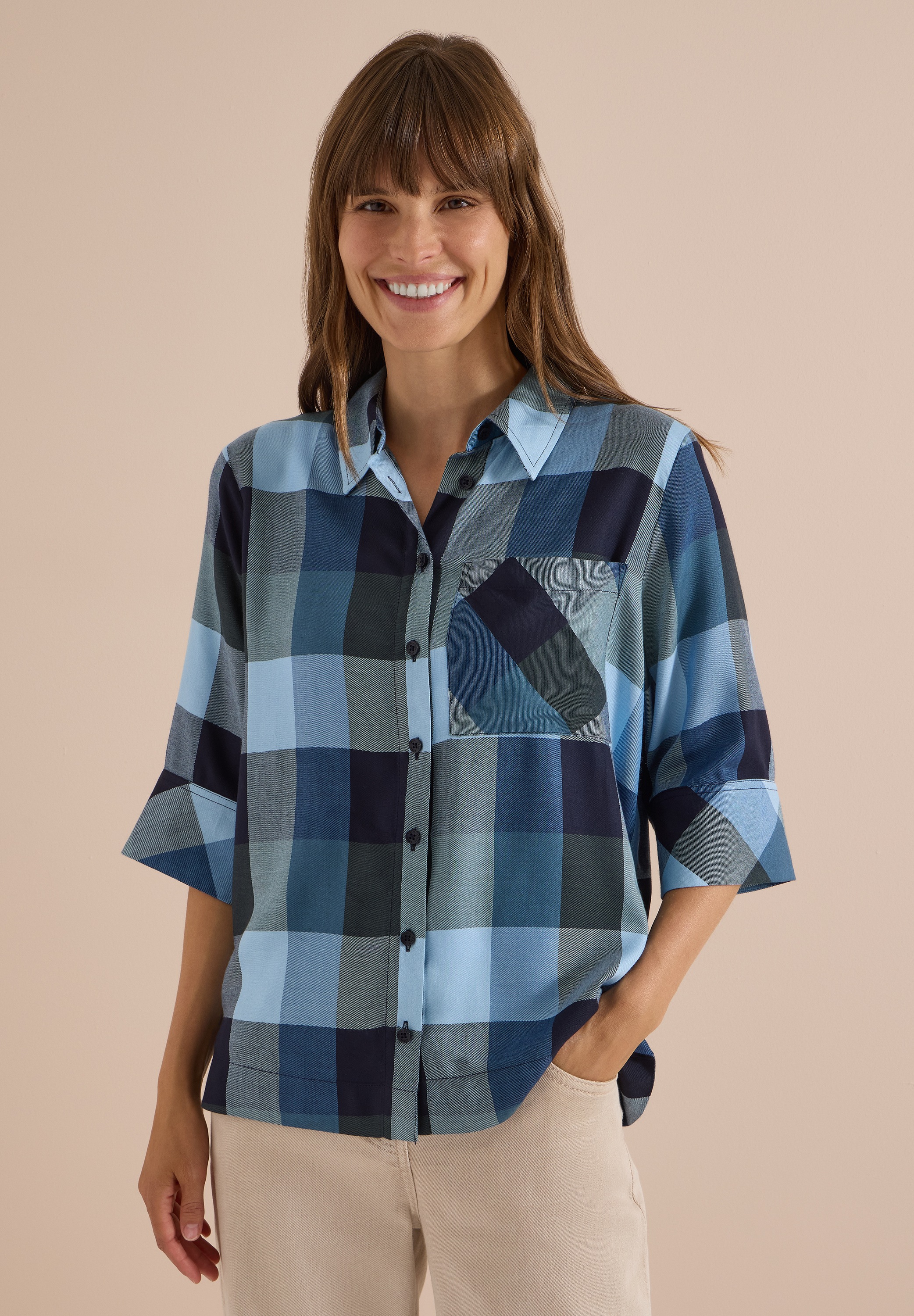 Cecil Karobluse aus softer Viskose