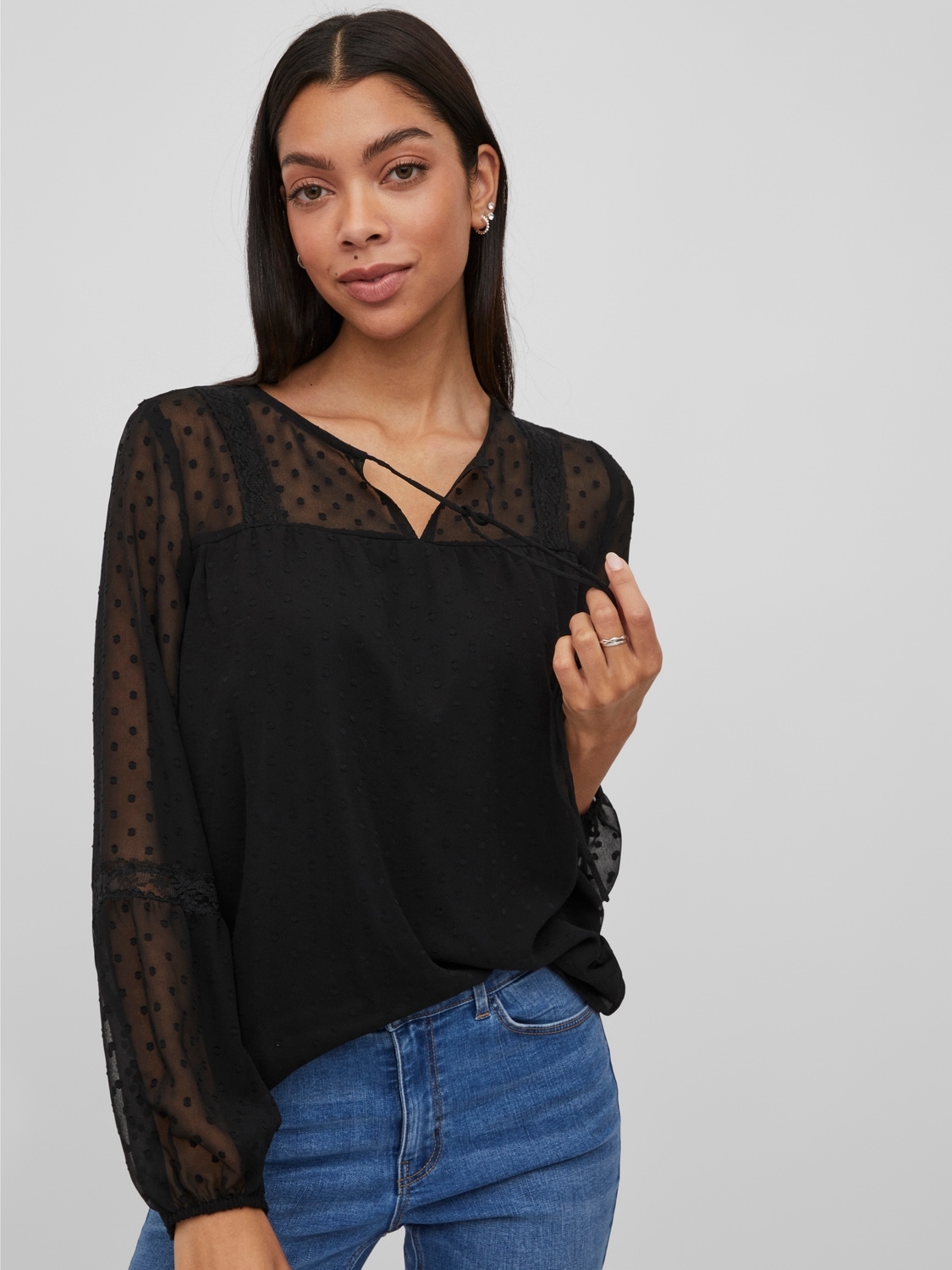 Vila Blusenshirt »VIEDEE L/S TOP - NOOS«