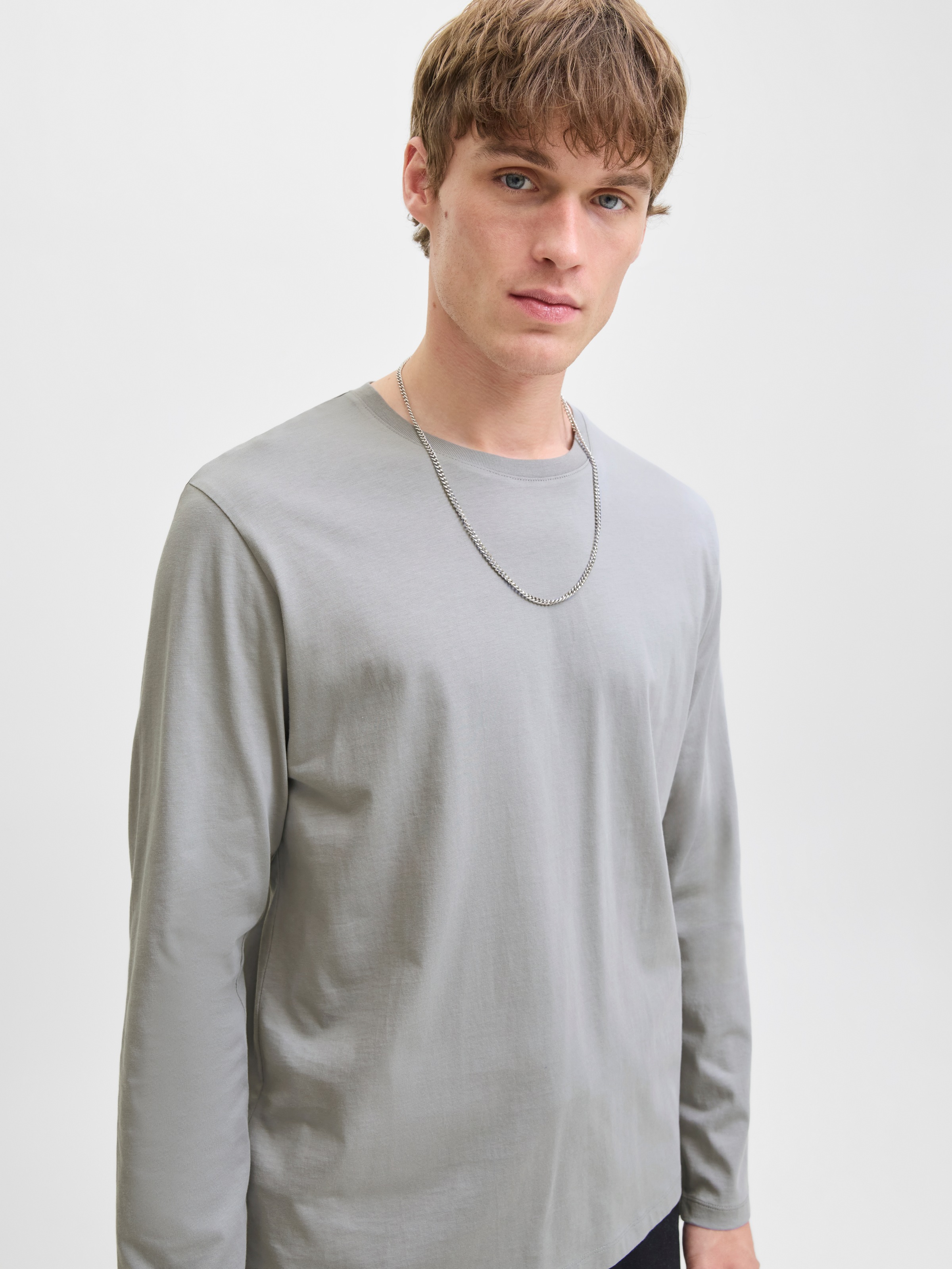 Jack & Jones Rundhalsshirt "JJEORGANIC BASIC TEE LS O-NECK NOOS" günstig online kaufen