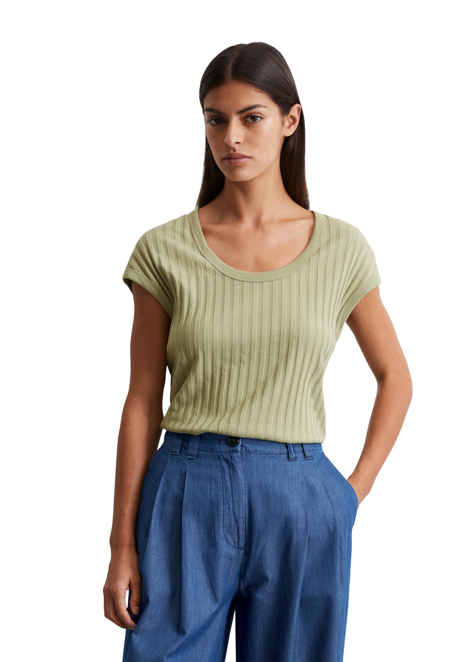 Marc OPolo T-Shirt "aus softem Modal-Organic-Cotton-Mix" günstig online kaufen