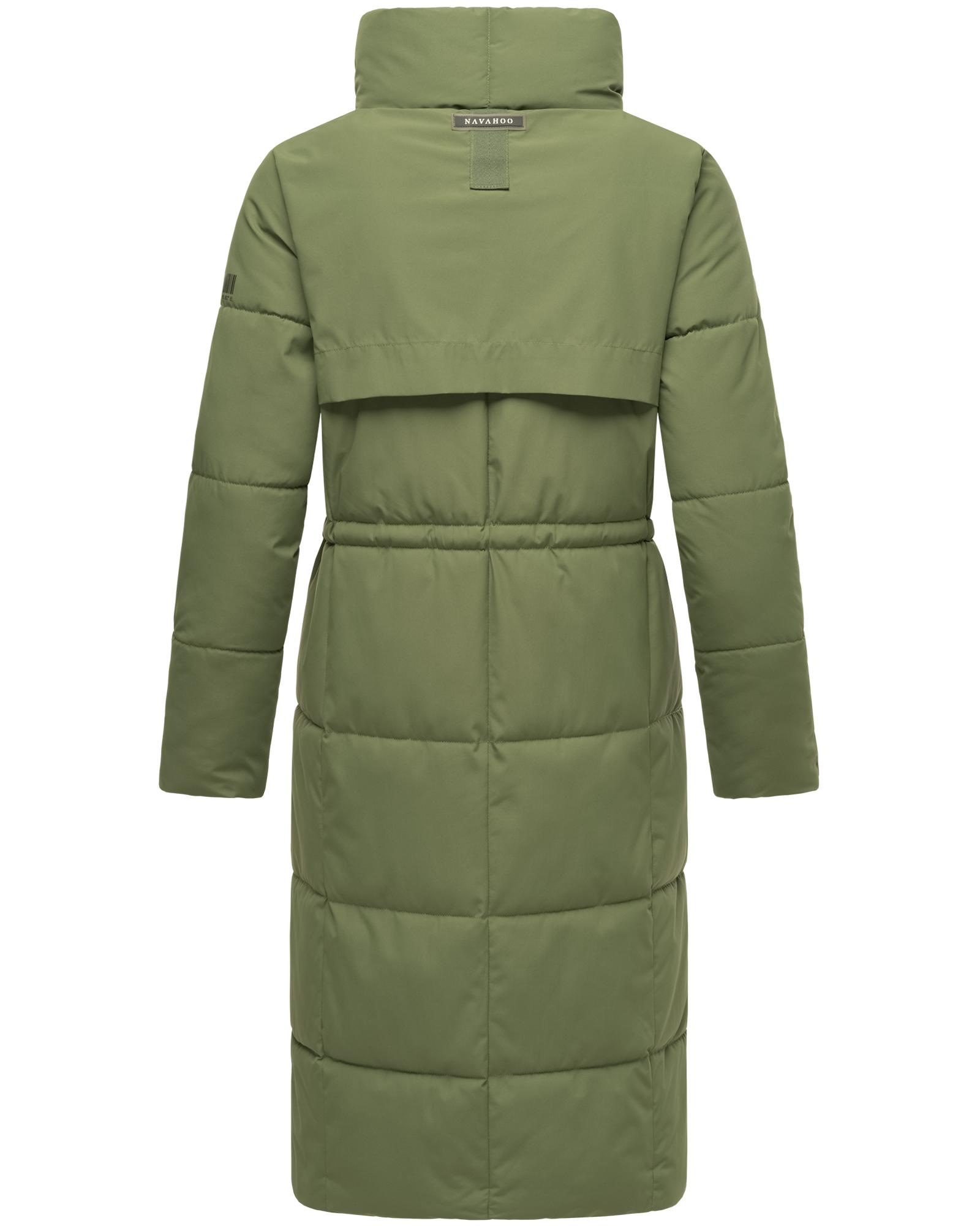 Navahoo Wintermantel »Der Wahnsinn 14«, Damen Steppmantel aus recyceltem Polyester