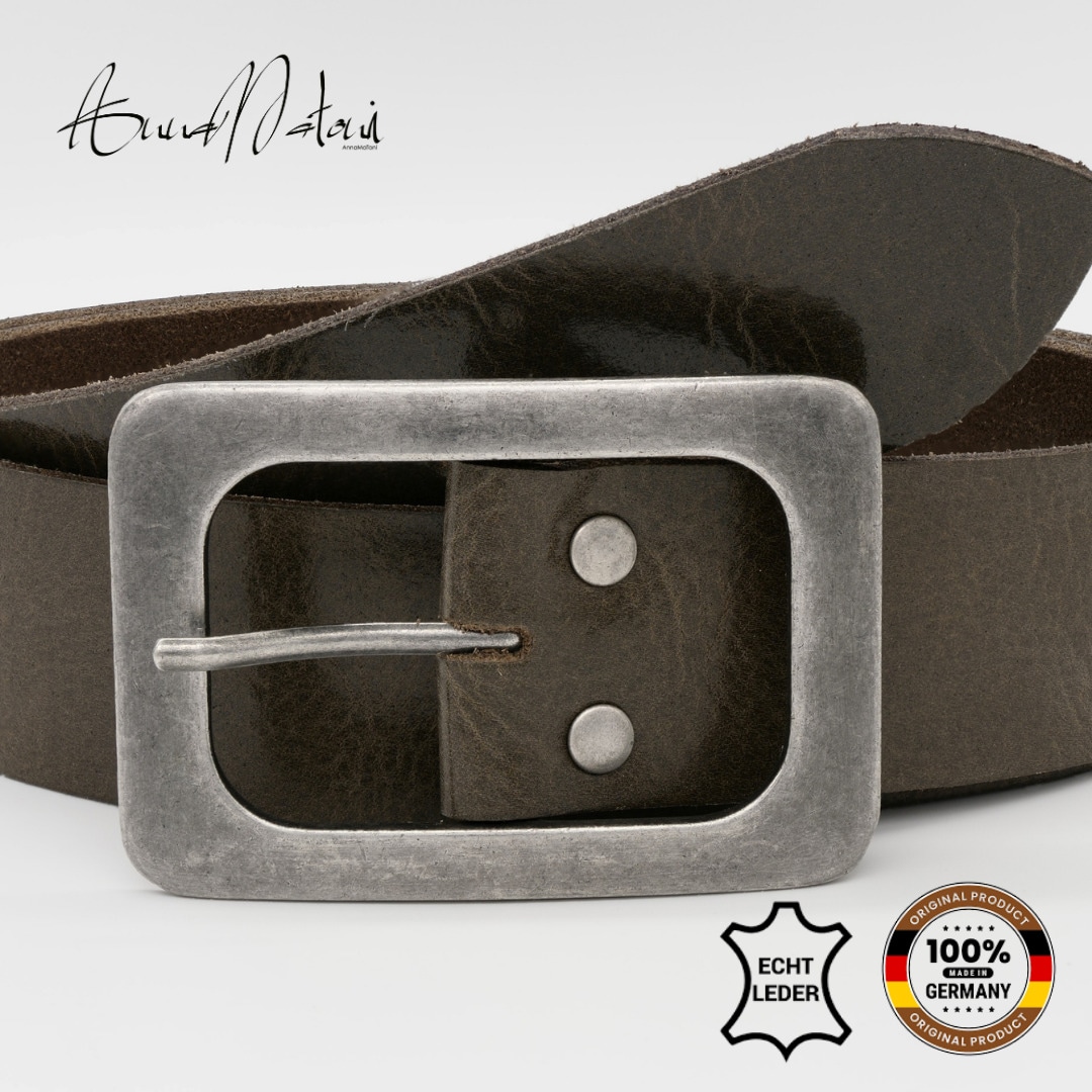 AnnaMatoni Ledergürtel »AnnaMatoni Leder Gürtel Blu«