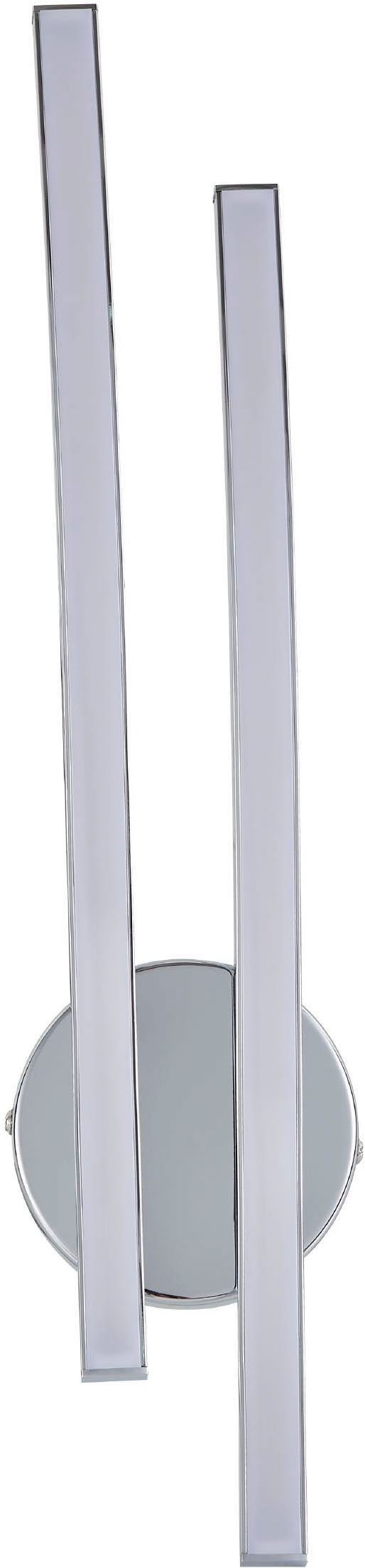 EGLO Wandleuchte »Valmora Wandlampe, Alu und Kunststoff, Wohnzimmerlampe, Flurlampe« LED-Modul 1 Stk. Warmweiß