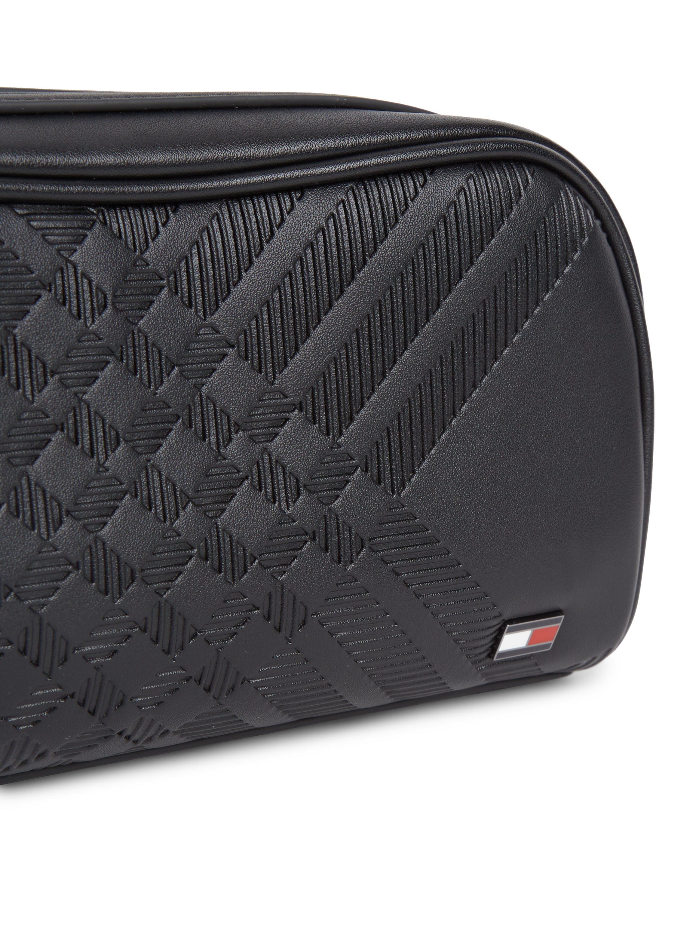 Tommy Hilfiger Kulturbeutel »TH CORP WASHBAG« Unisex Waschbeutel, Kosmetiktasche mit modischen Prägungen