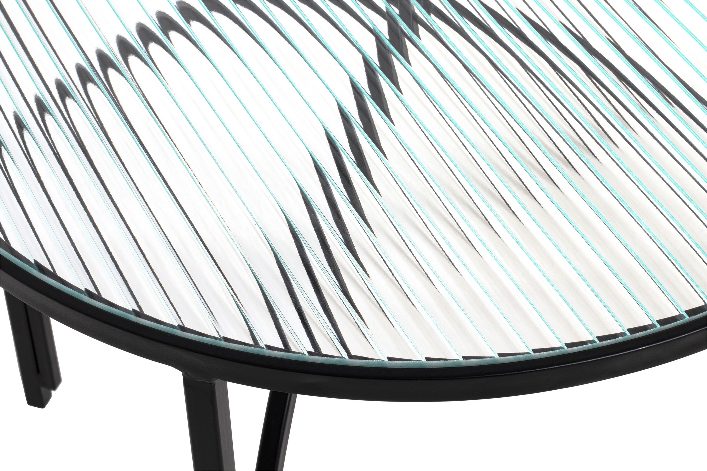 HAKU Beistelltisch »Sofatisch, Wohnzimmertisch« 1 Stk. tlg. rund - aus Metall Schwarz - Ø/H 50/40 cm