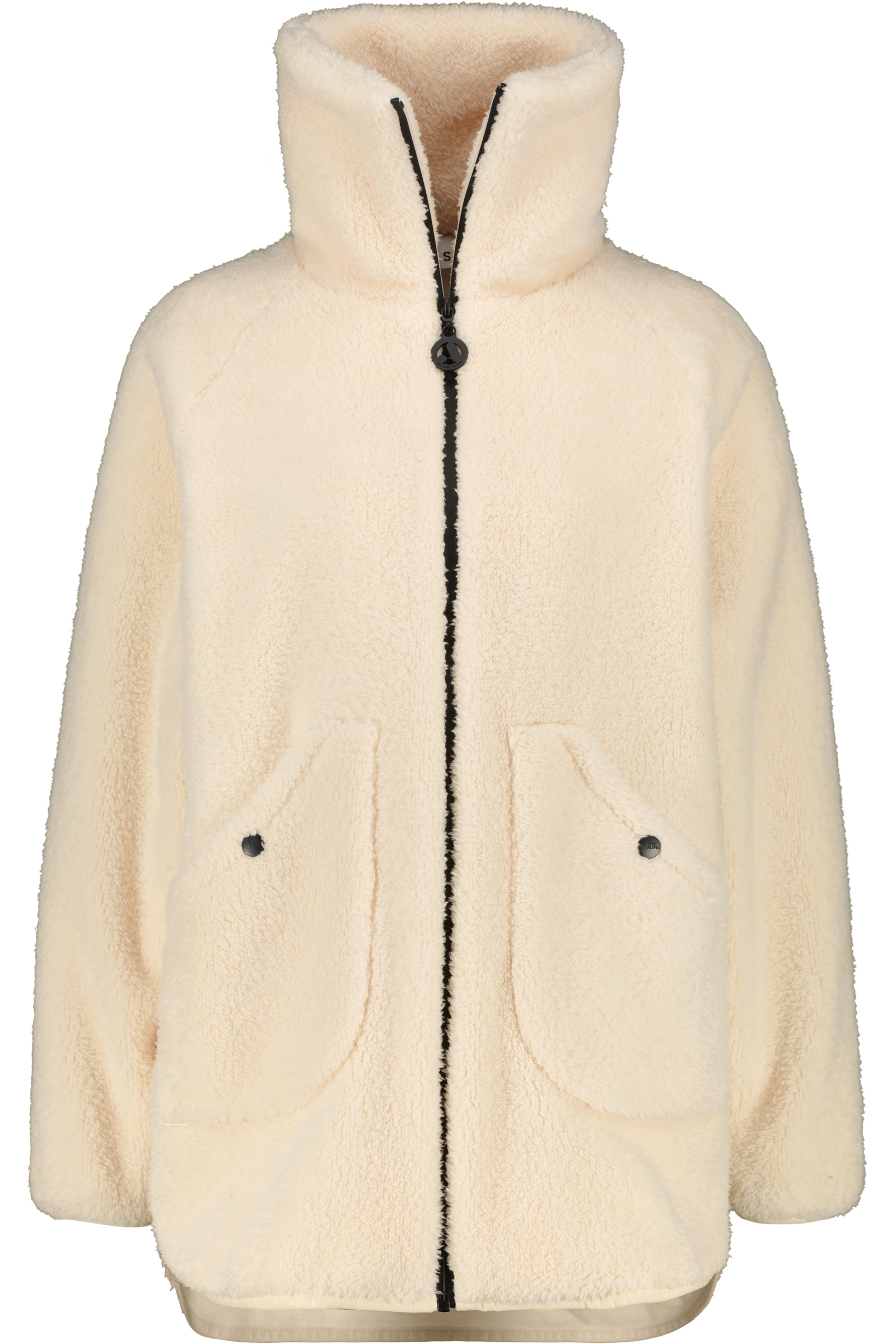 Alife & Kickin Fellimitatjacke "Damen SariaAK T Übergangsjacke, Jacke" Dichter Teddyfleece, hoher Stehkragen, zwei aufgesetzte Taschen