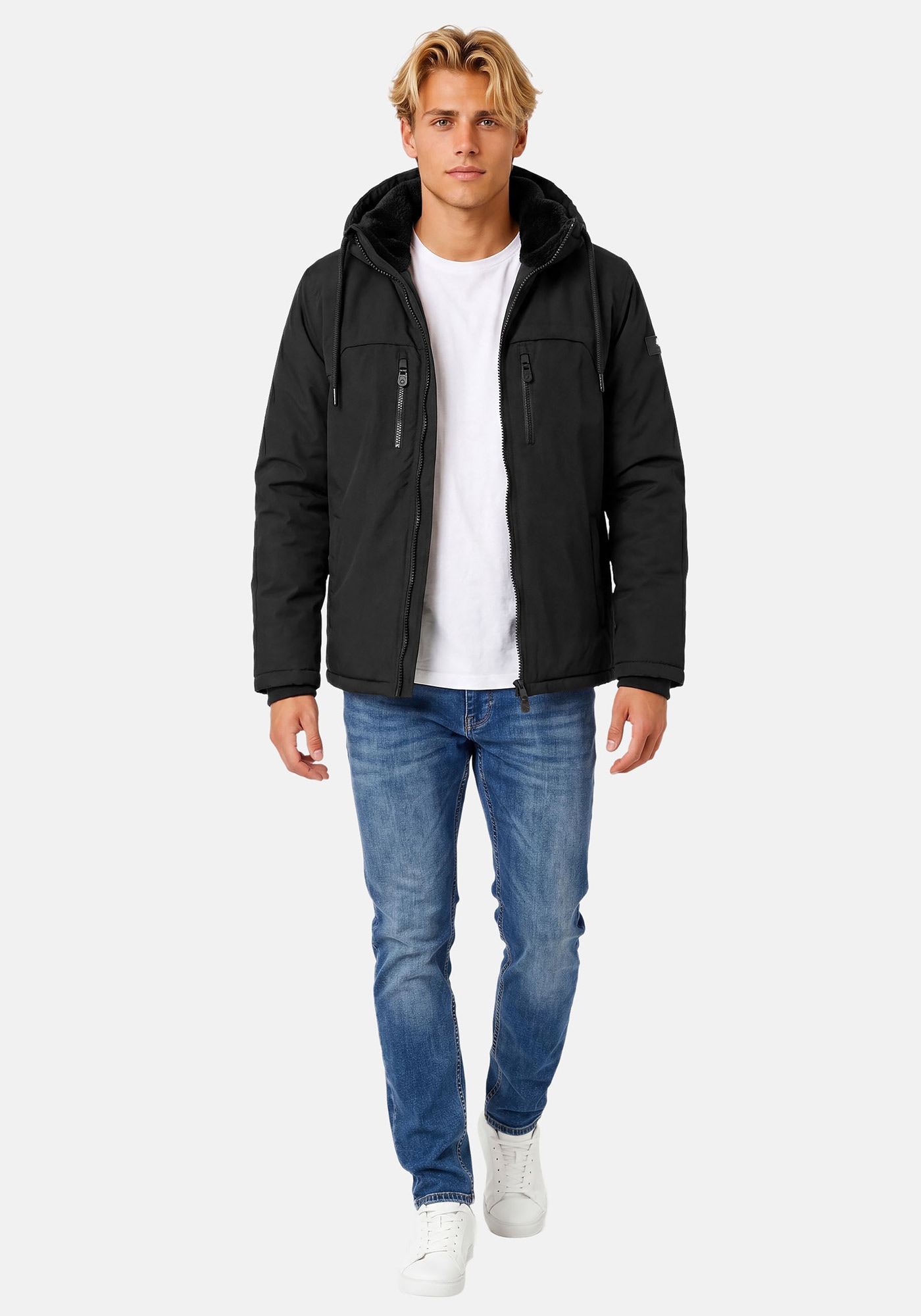 Alessandro Salvarini Winterjacke »ASMori« mit warmem Teddyfell
