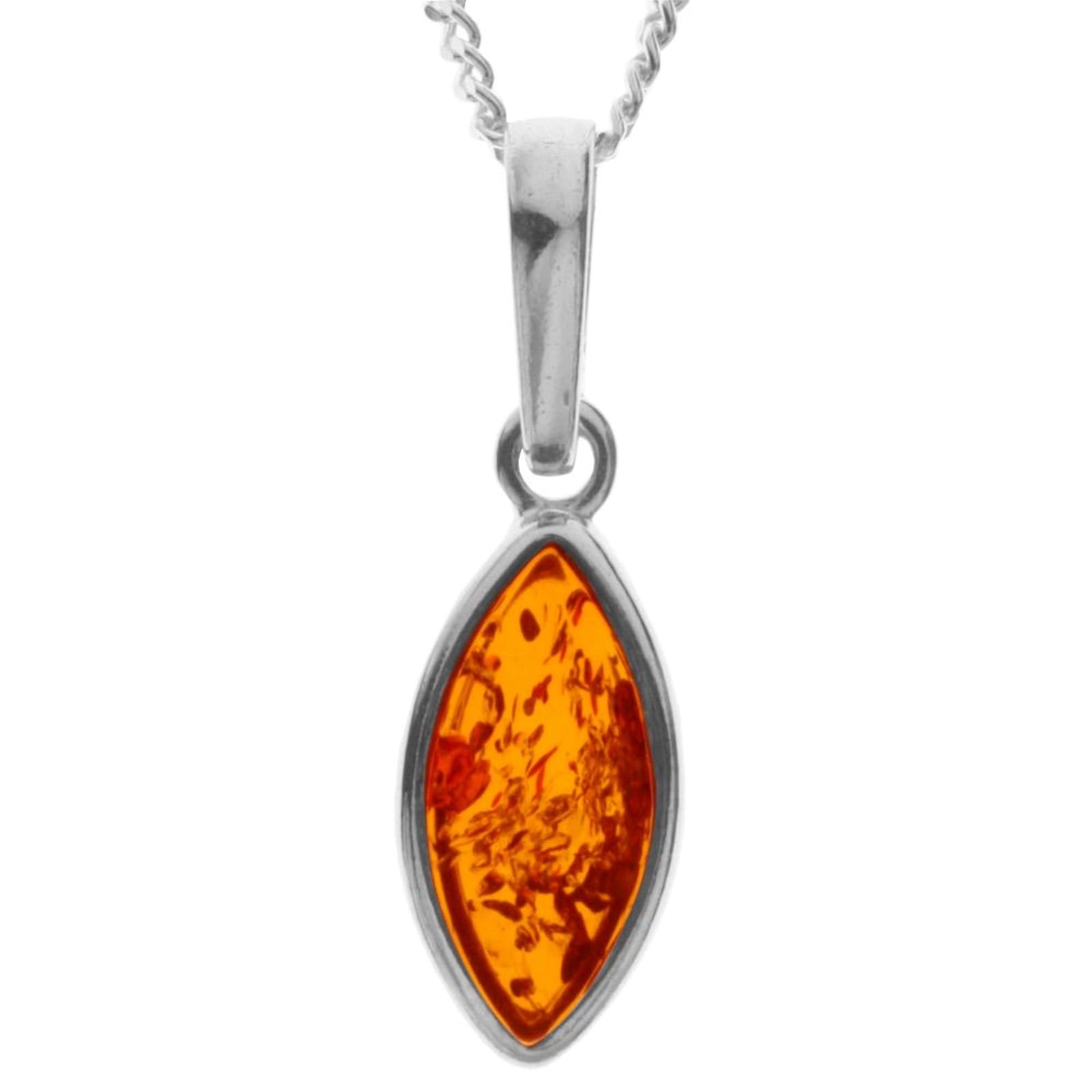 Kette mit Anhänger OSTSEE-SCHMUCK "- Tadira - Silber 925/000 - Bernstein" Gr. 45, silber (silber 925, silberfarben, weiß), Schmuck_Sets, Damen, 45, Silber 925 (Sterlingsilber)